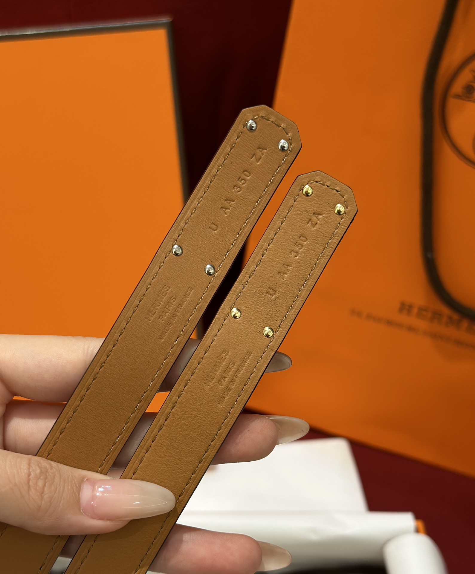 H**mes belt-1.8cm