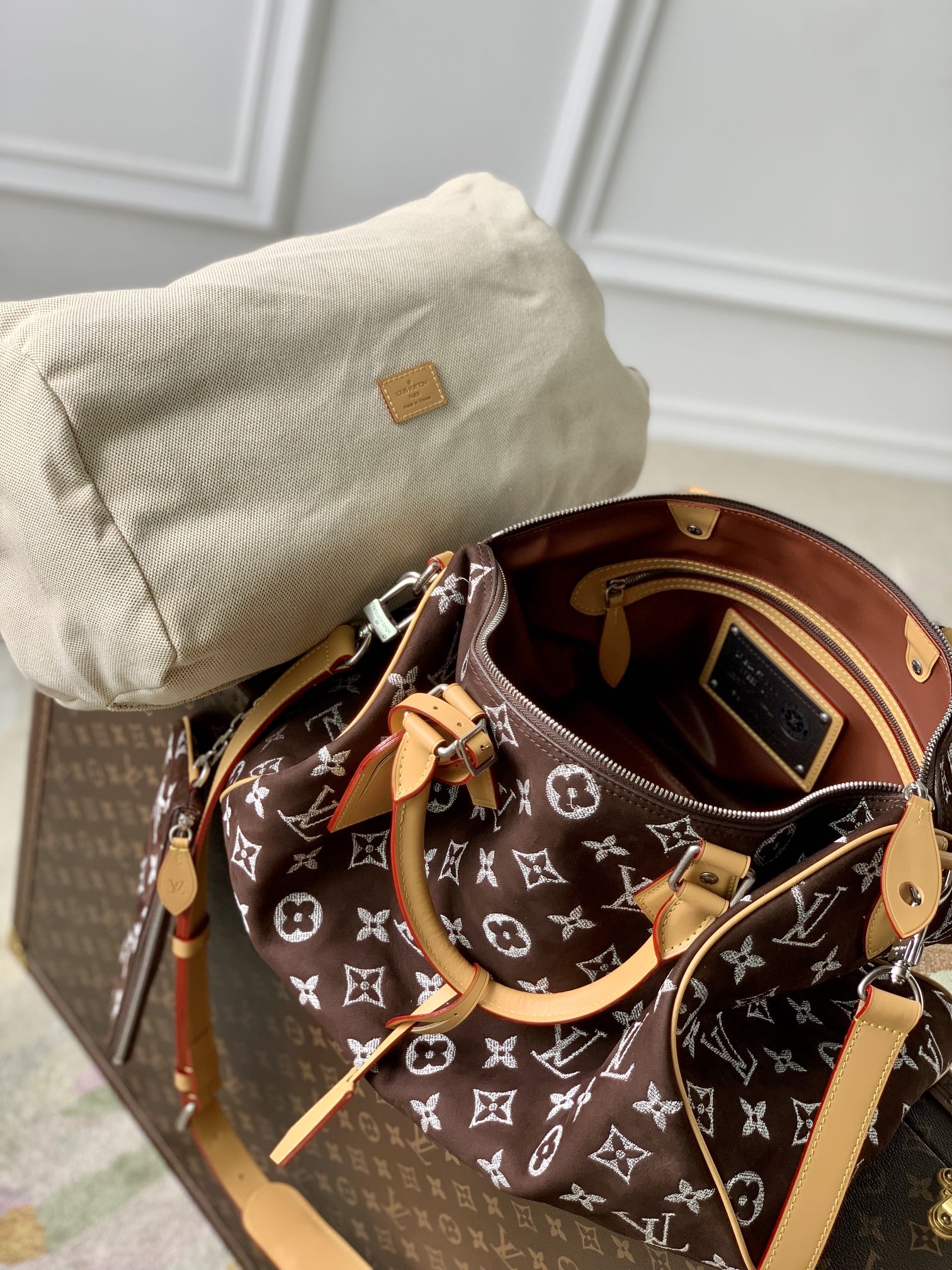 l0*is V*t0n speedy p9 bandoulière 40 monogram leather -40 x 26 x 23cm