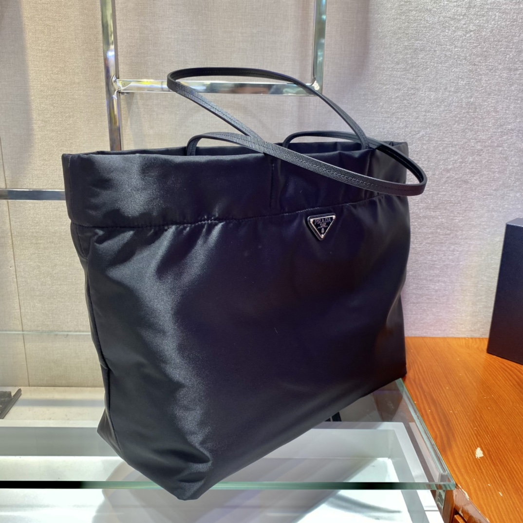 Pra*a 1bg107 tote bag-40*34*16cm
