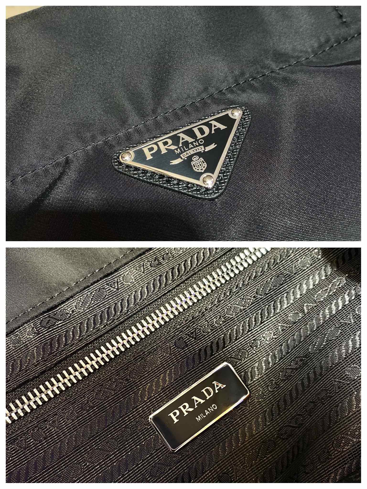 Pra*a 1bg107 tote bag-40*34*16cm