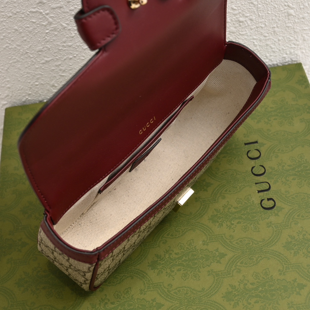 G*u*i horsebit 1955 bag-22.5*12.5*5.5cm