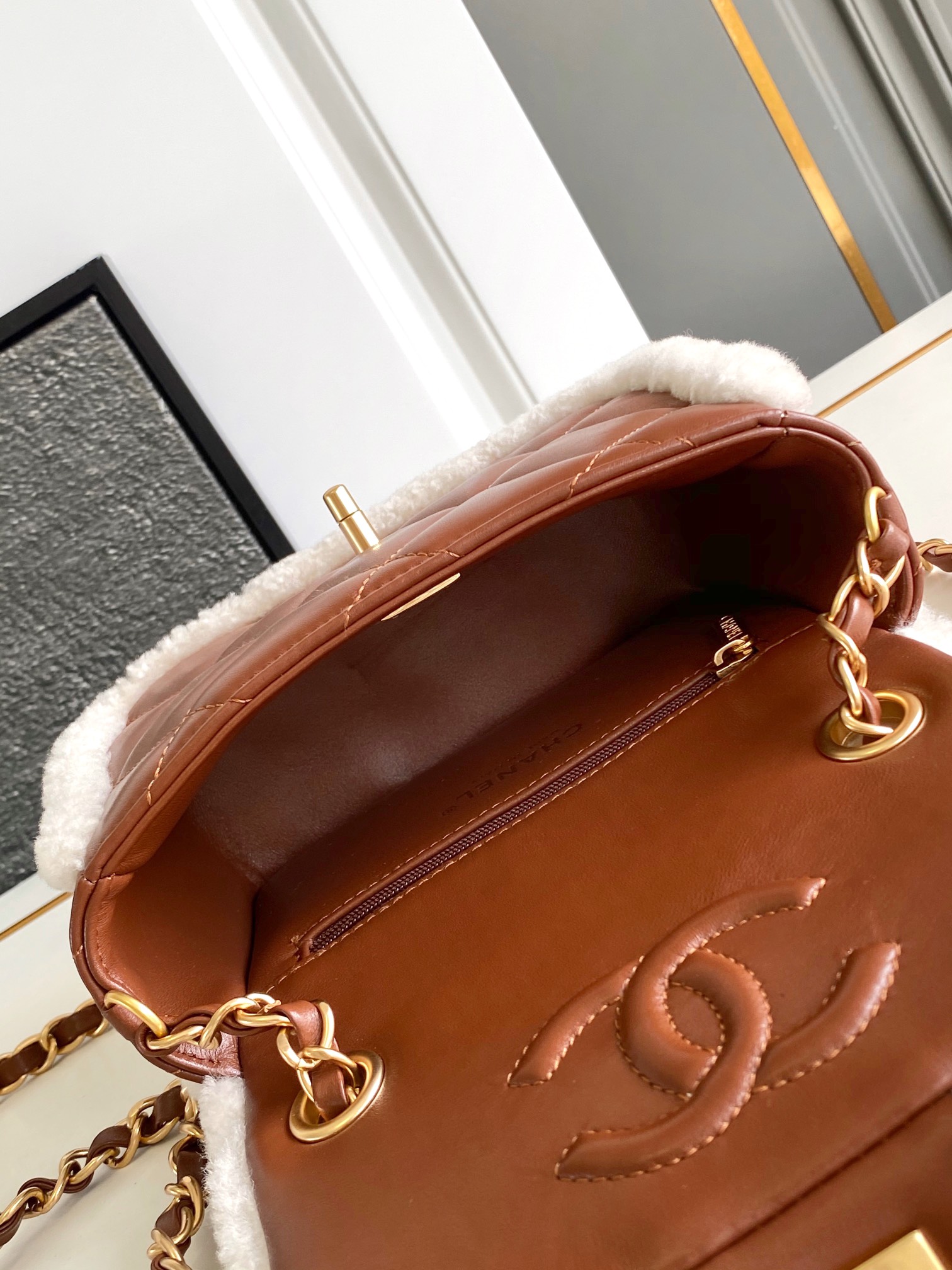 Ch@nel Flap Bag-12x 18x6CM