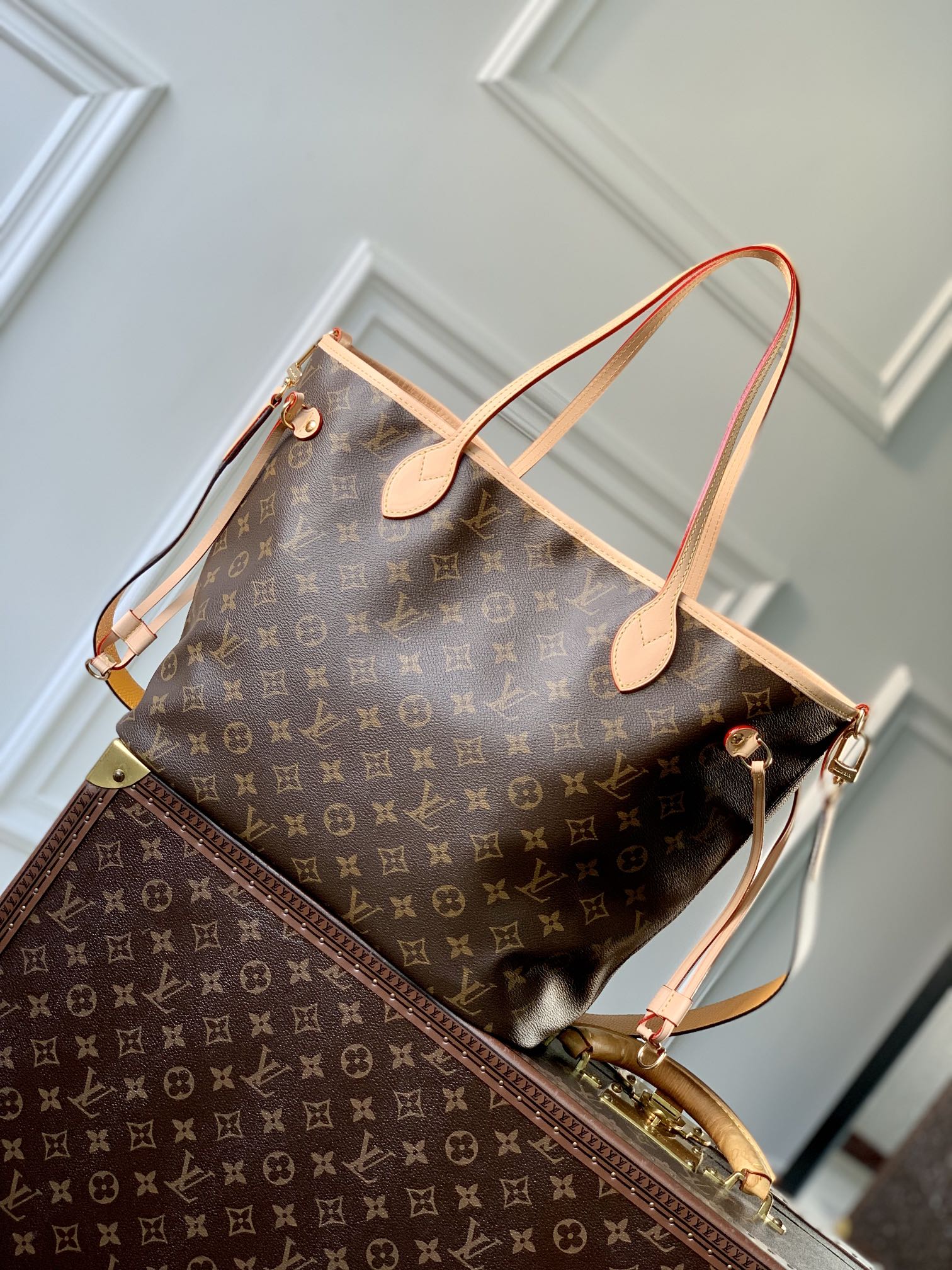 l0*is V*t0n neverfull bandoulière inside out-m11947-28 x 14 x 31cm