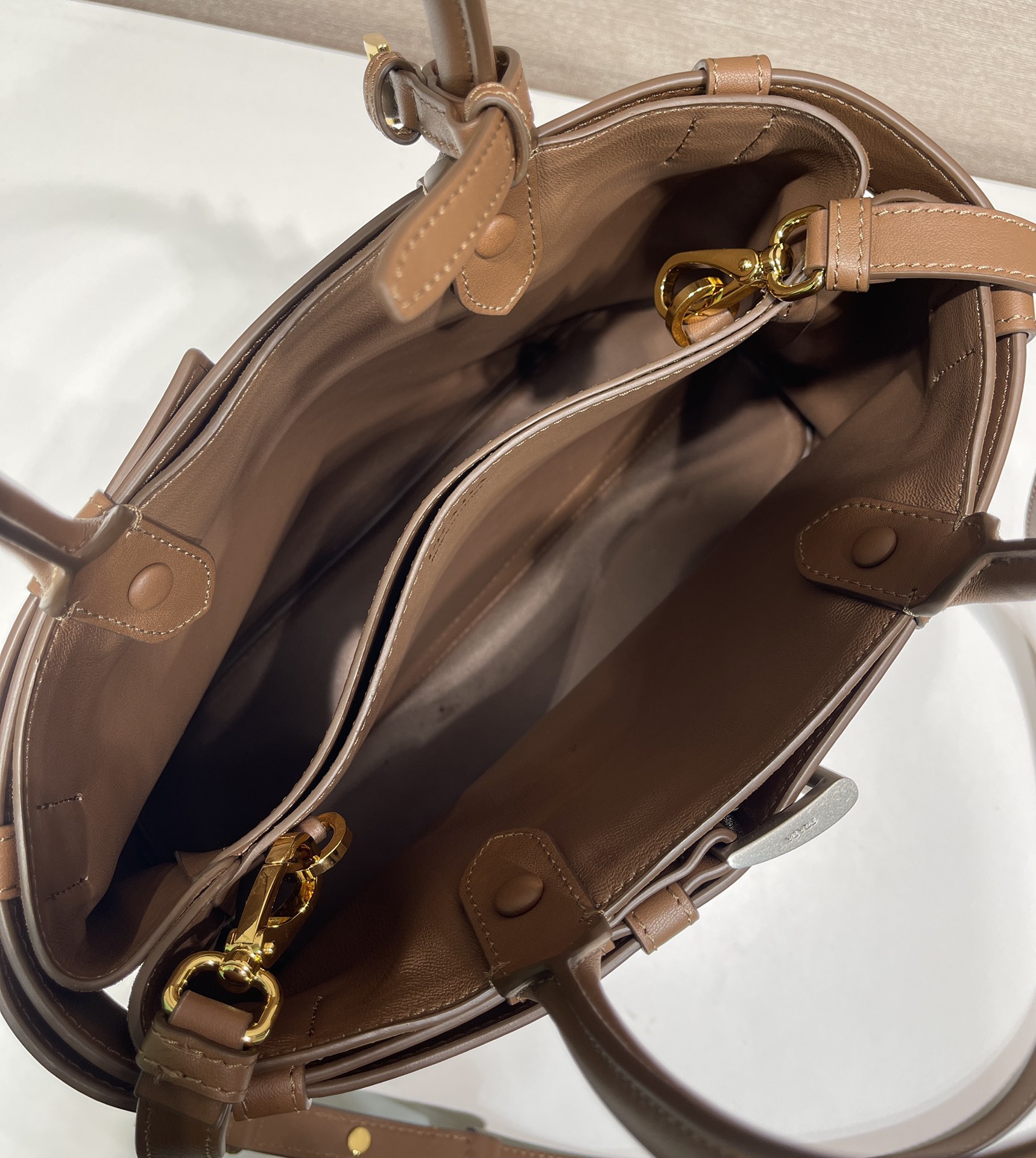 Pra*a double1ba434 bag-32Ｘ23Ｘ11cm