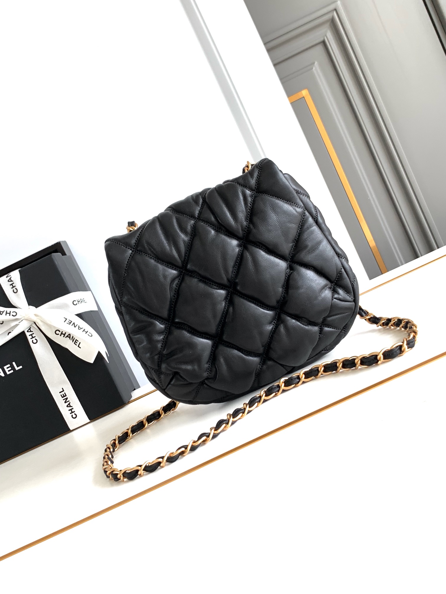 Ch@nel Saddle Bag-22.5/20/3CM