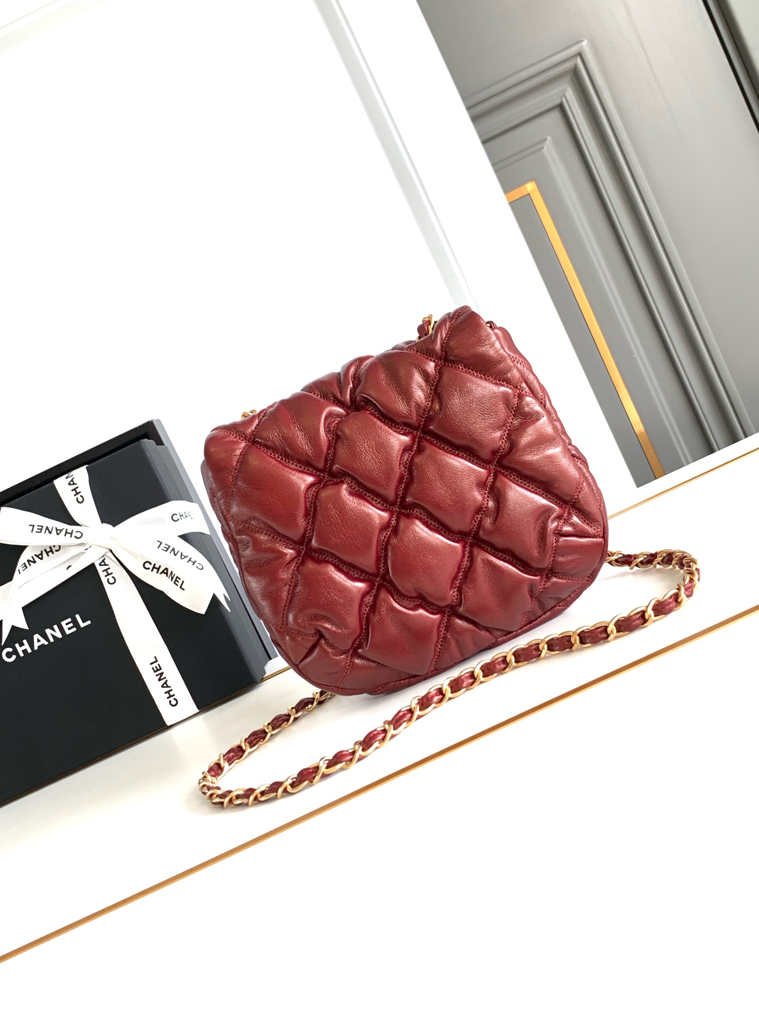 Ch@nel Saddle Bag-22.5/20/3CM