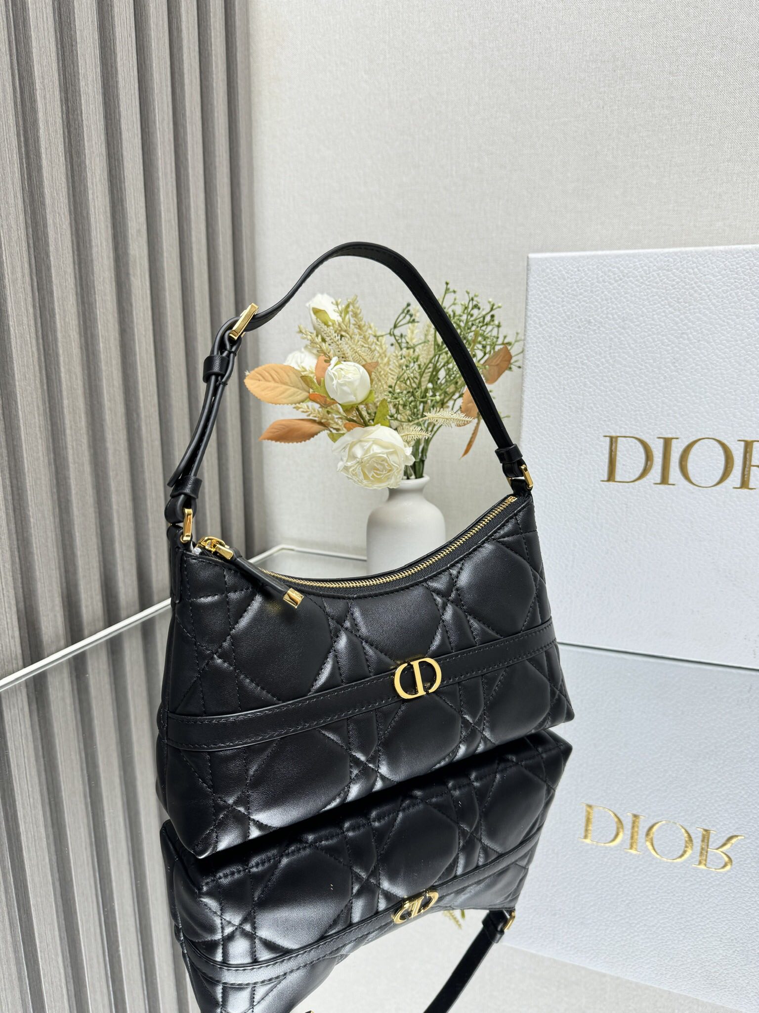 D*or miss caro mini hobo shoulder bag-23×13*6cm