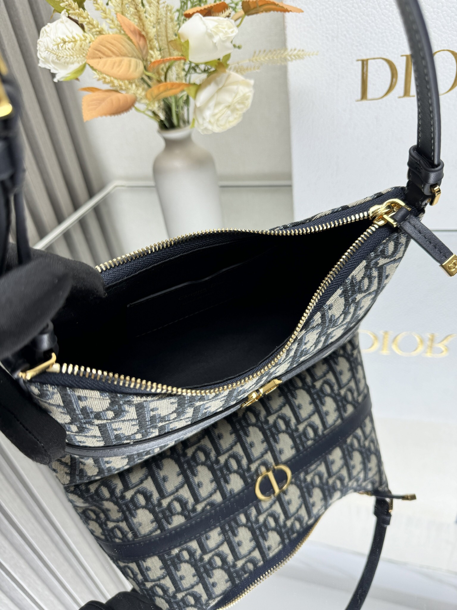 D*or miss caro mini hobo shoulder bag-23×13*6cm