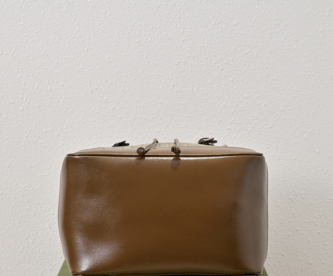 Gvc*1 backpack medium gg svp*me canvas beige/ebony-26*43*18cm