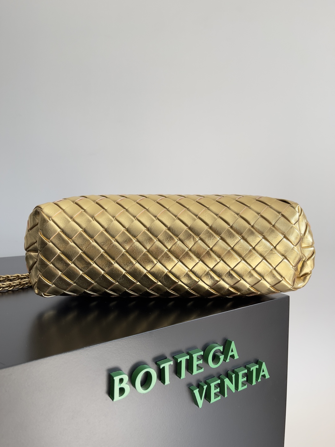b0tt*ga Ven*ta lauren 1980 teen leather clutch-31.5*16.5*11cm