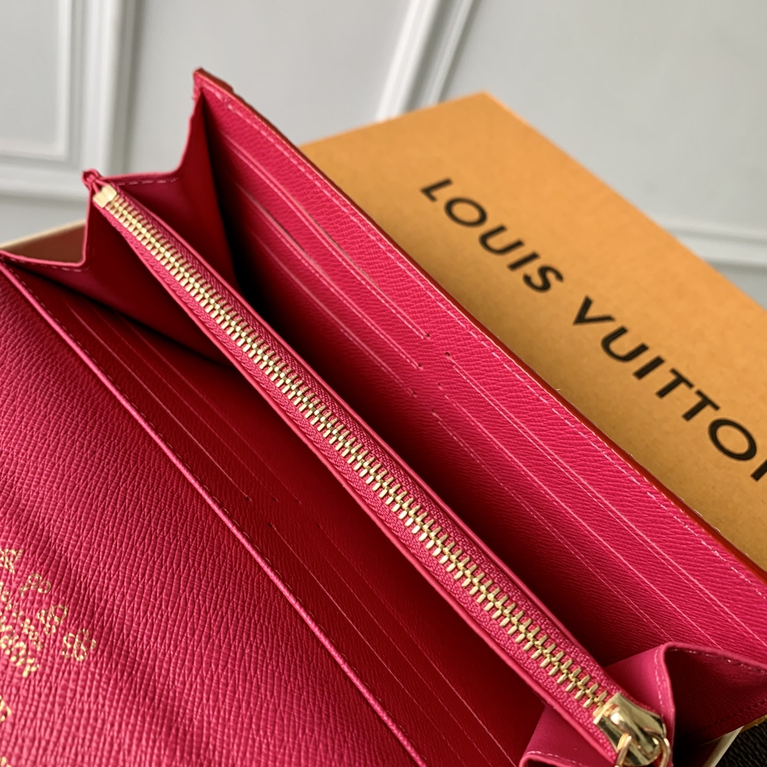 LV x TM Sarah Wallet Other Monogram Canvas-M13397-19 x 10.5 x 2.5CM