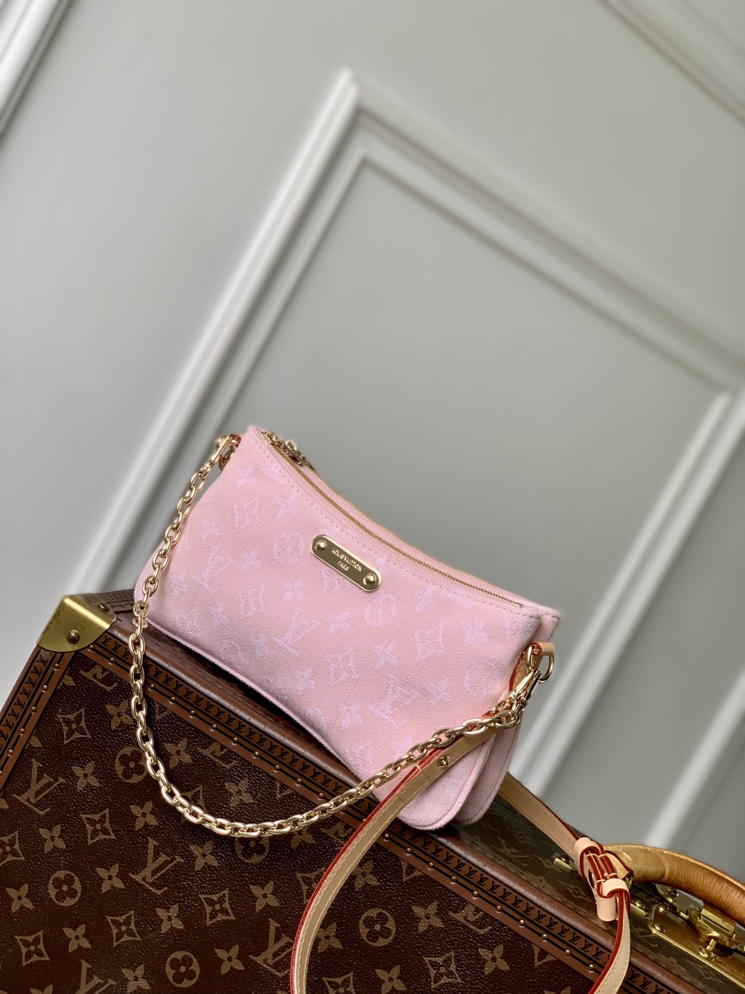 l0vis vvtt0n liv pochette monogram De*1m bag -m14159-13.5 x 6.5 x 24.5cm