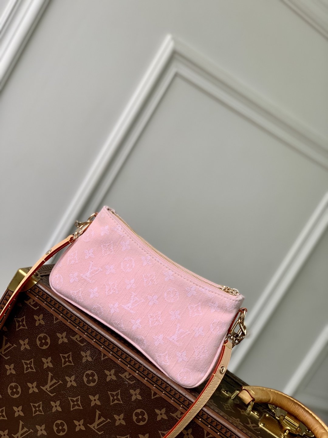 l0vis vvtt0n liv pochette monogram De*1m bag -m14159-13.5 x 6.5 x 24.5cm