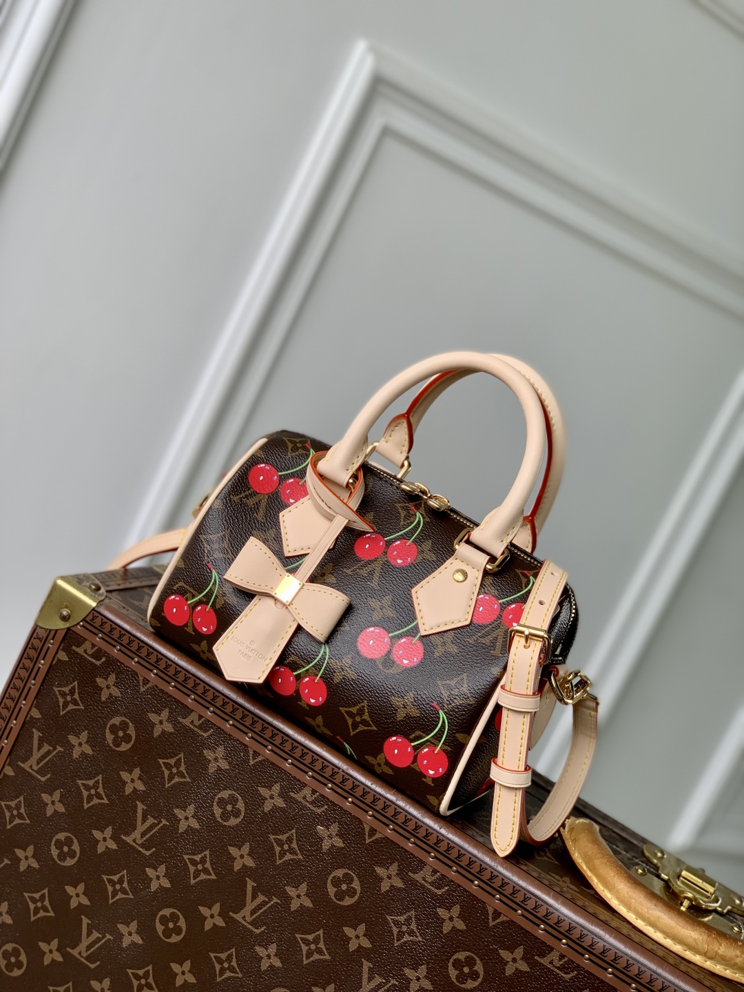 l0vis Vvtt0n x tm speedy bandoulière-13.5 x 12 x 20.5cm