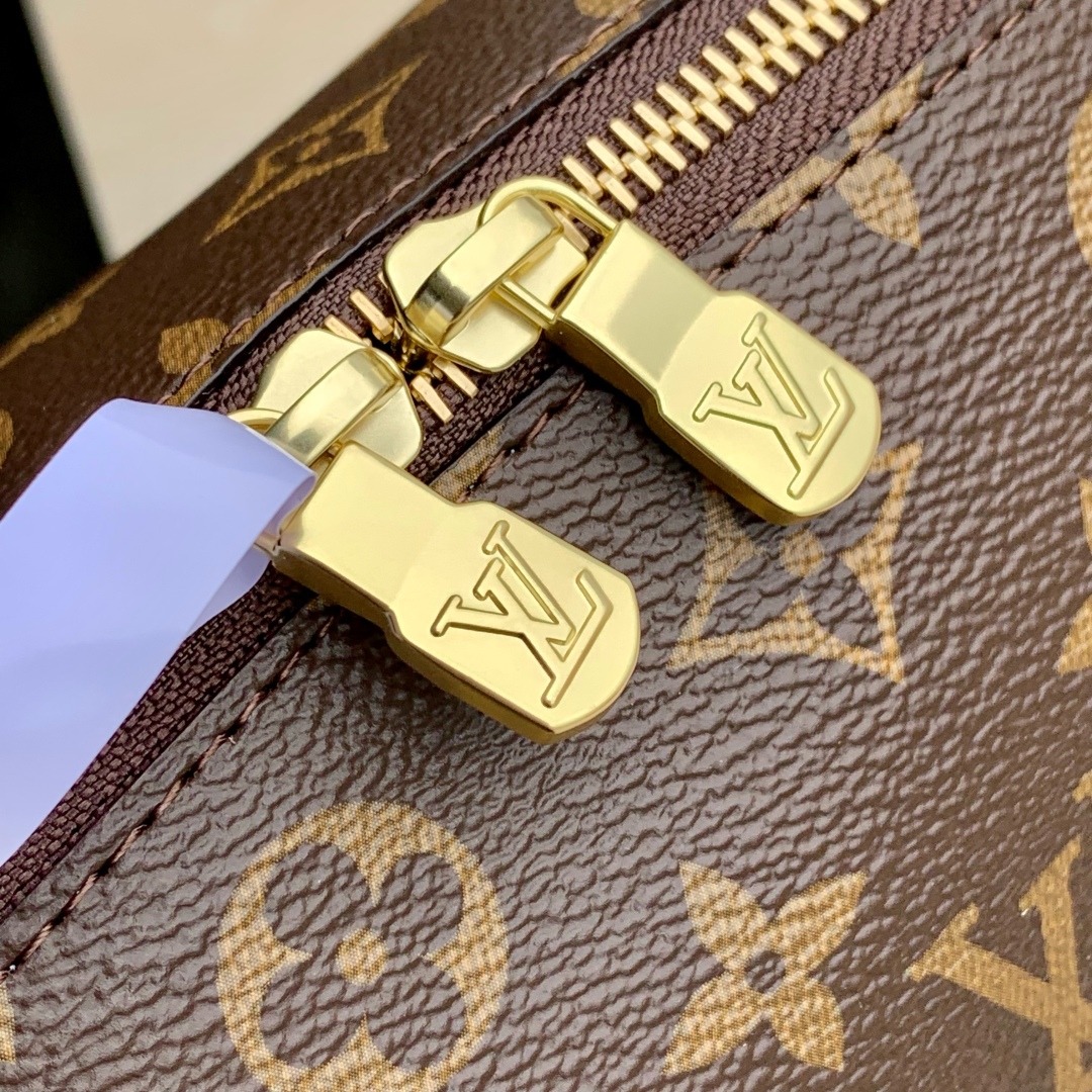LV Cosmetic Pouch GM Other Monogram Canvas -18 x 9 x 27CM