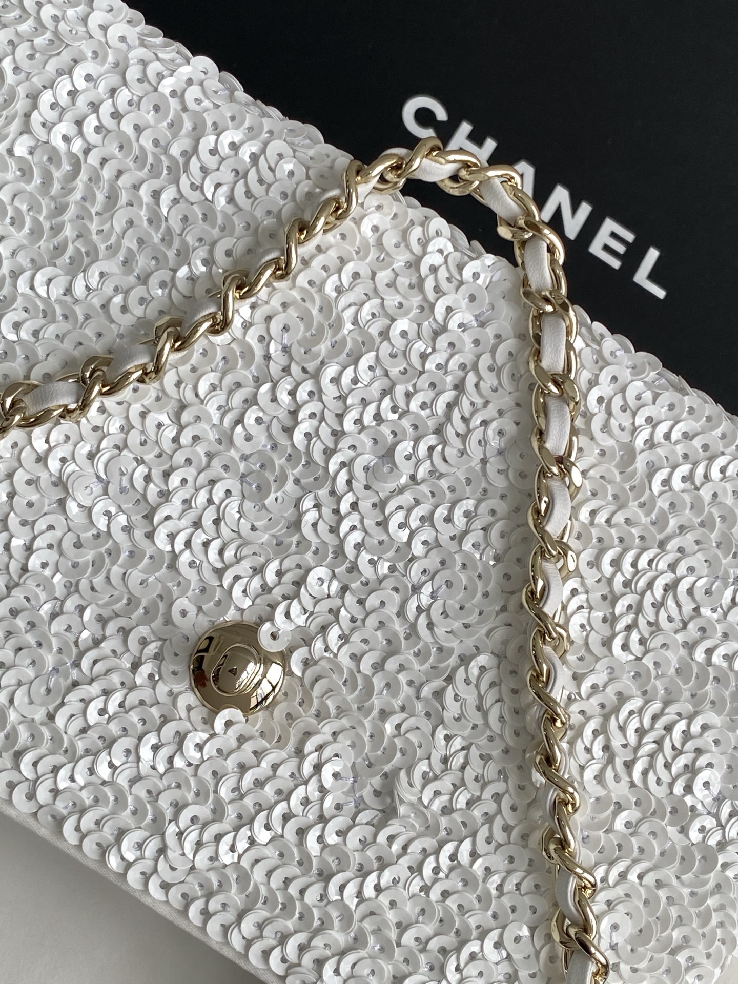 Ch@Nel Kelly Chain Bag-AS4416-13*19*7CM