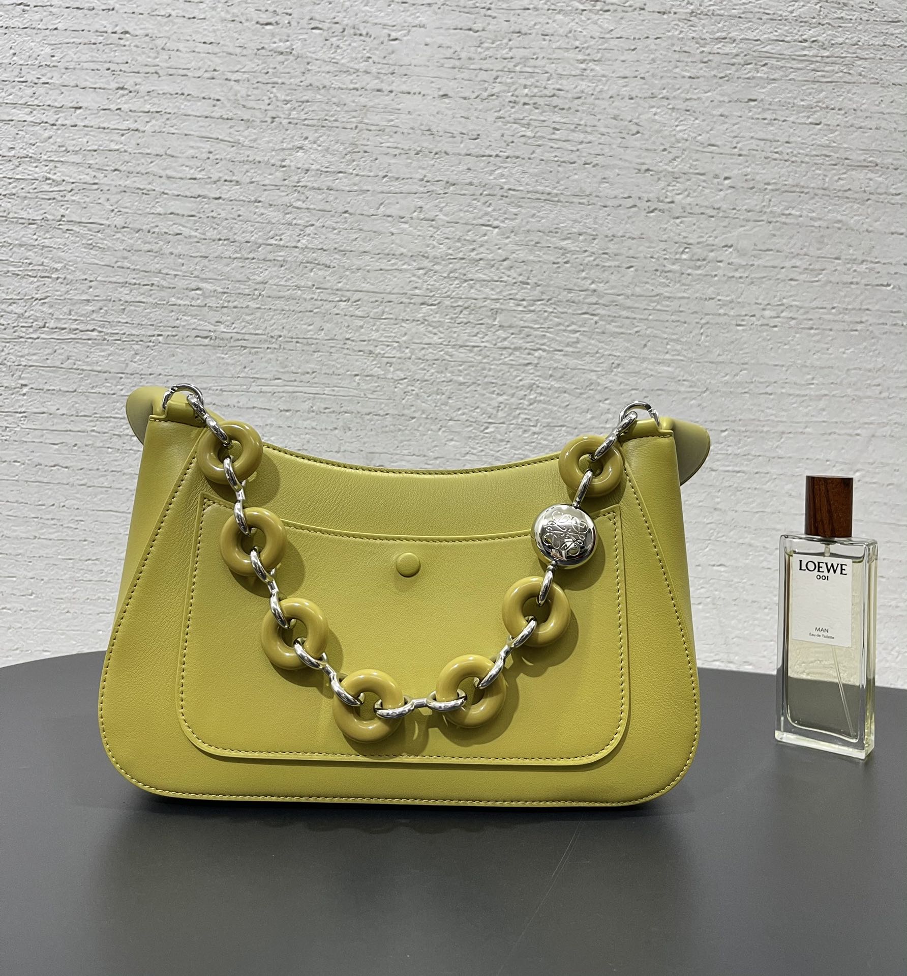 Lowee Ola Chain-Link Shoulder Bag-26*18*13CM