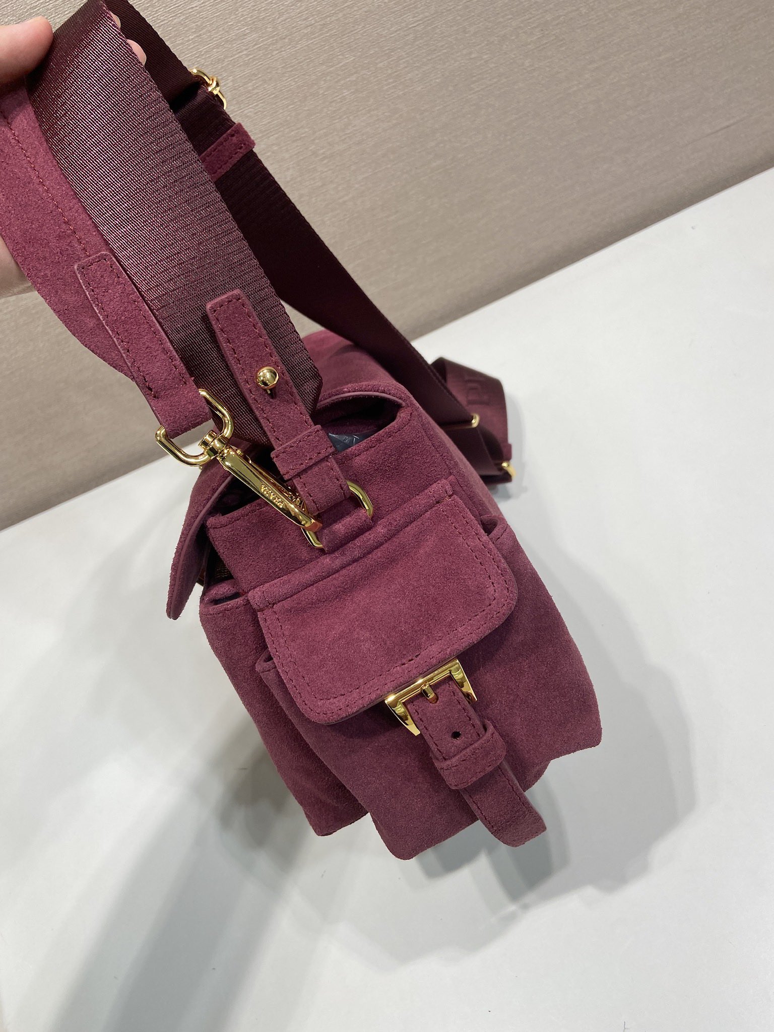Pra*a shoulder bag 1bd394-30*14*10cm