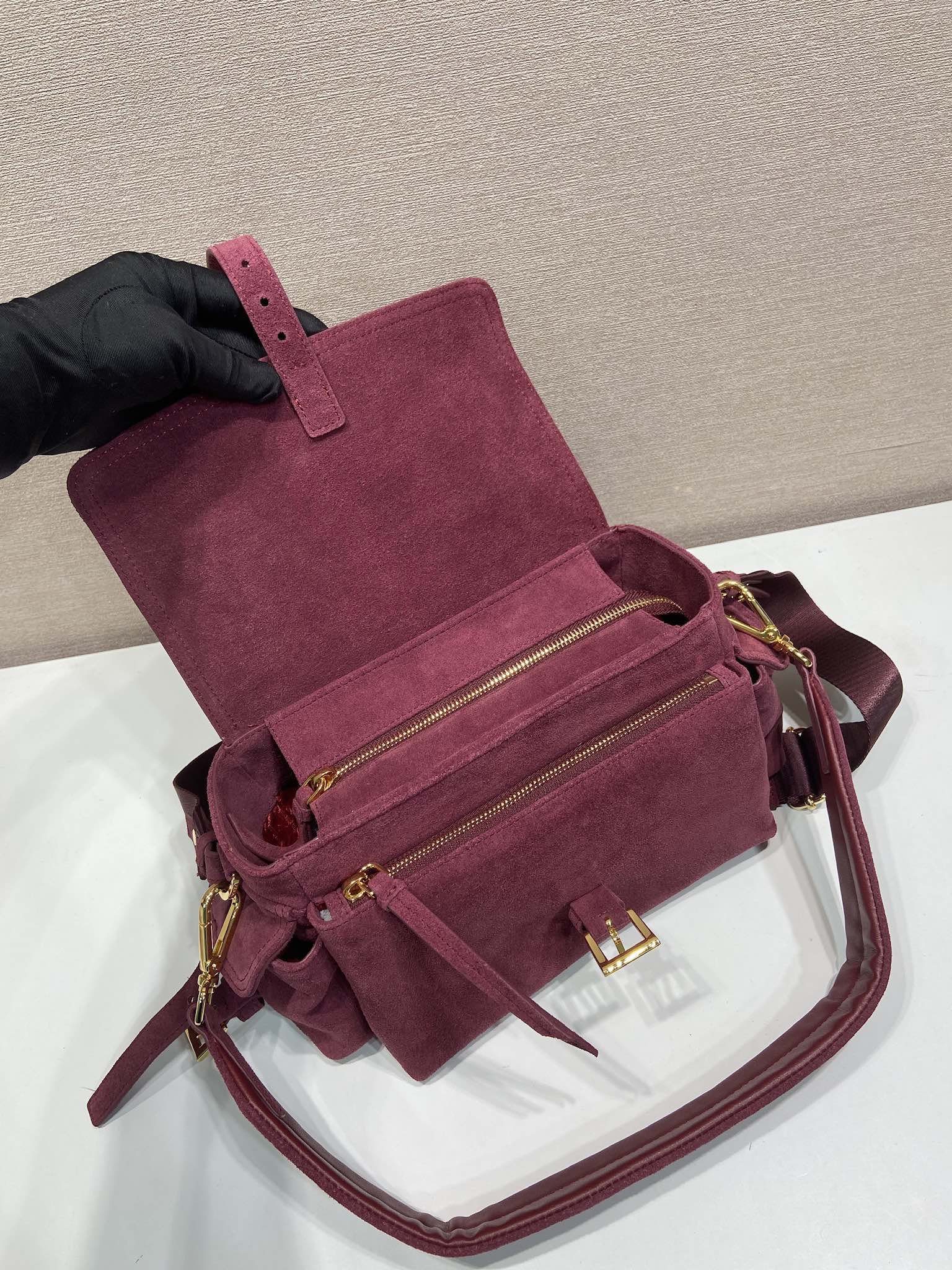 Pra*a shoulder bag 1bd394-30*14*10cm