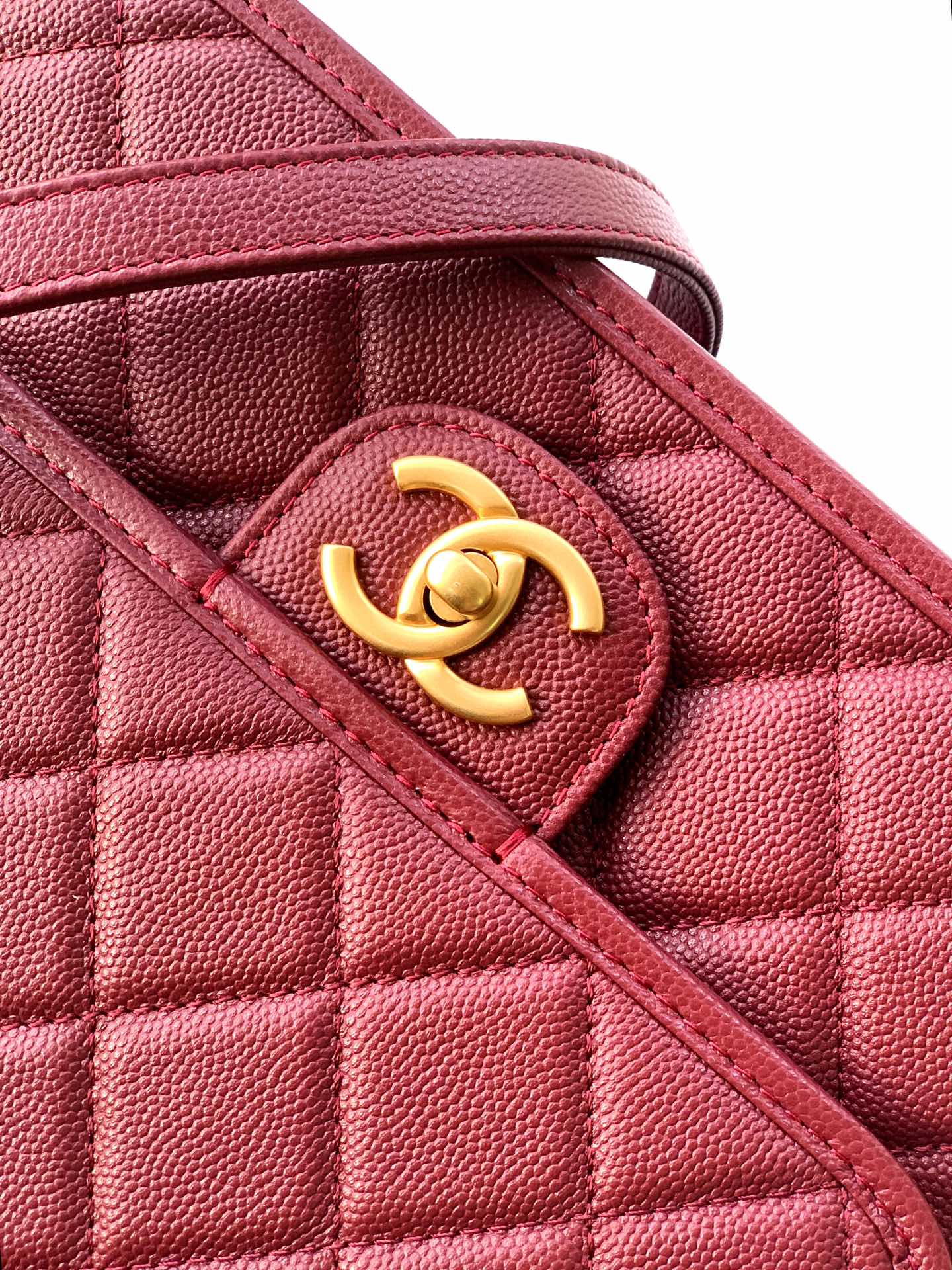 Ch@nel Flap Bag- 22x19.5x7CM