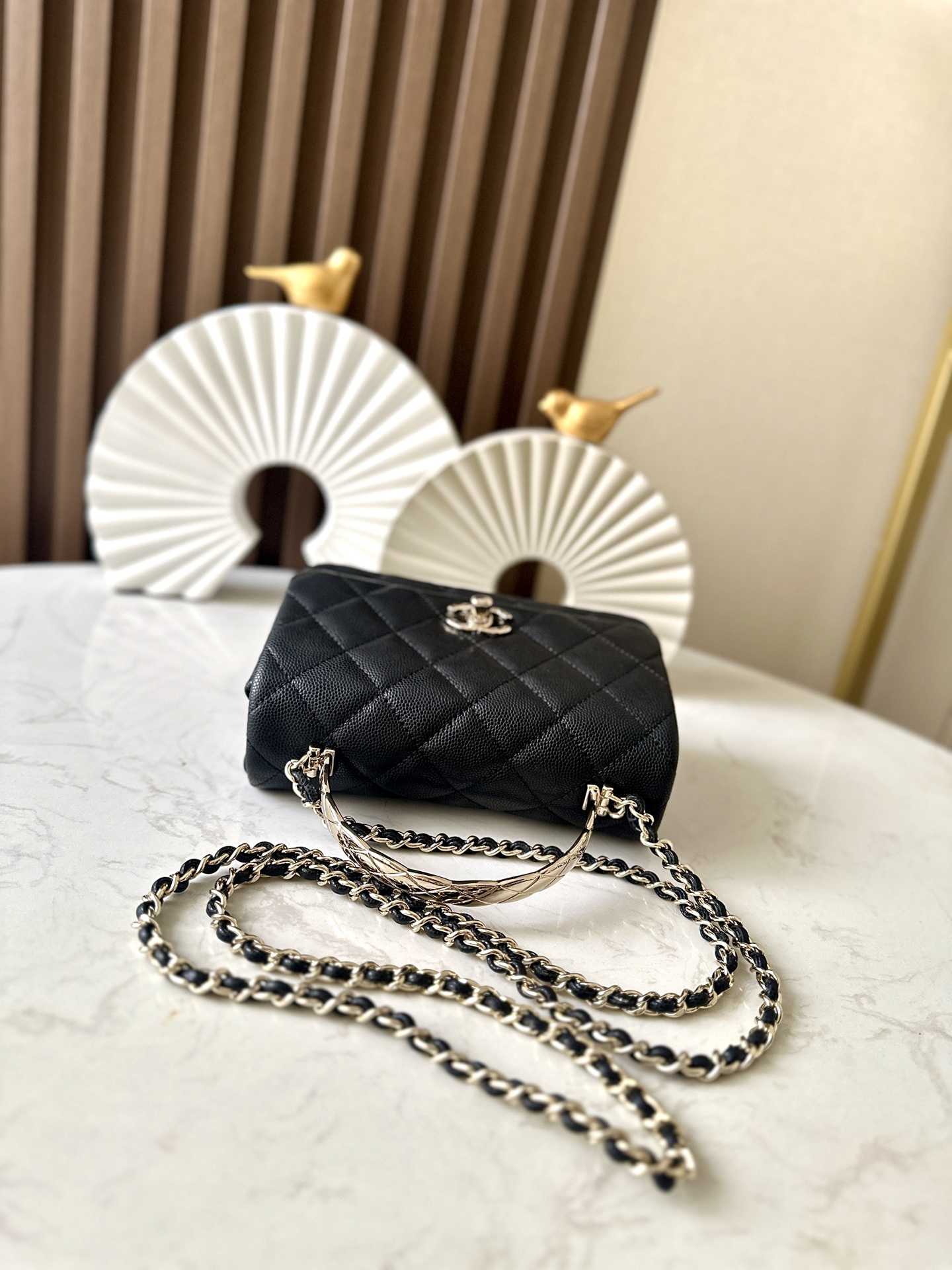 Ch@nel Flap Bag-12*18*6.5*cm
