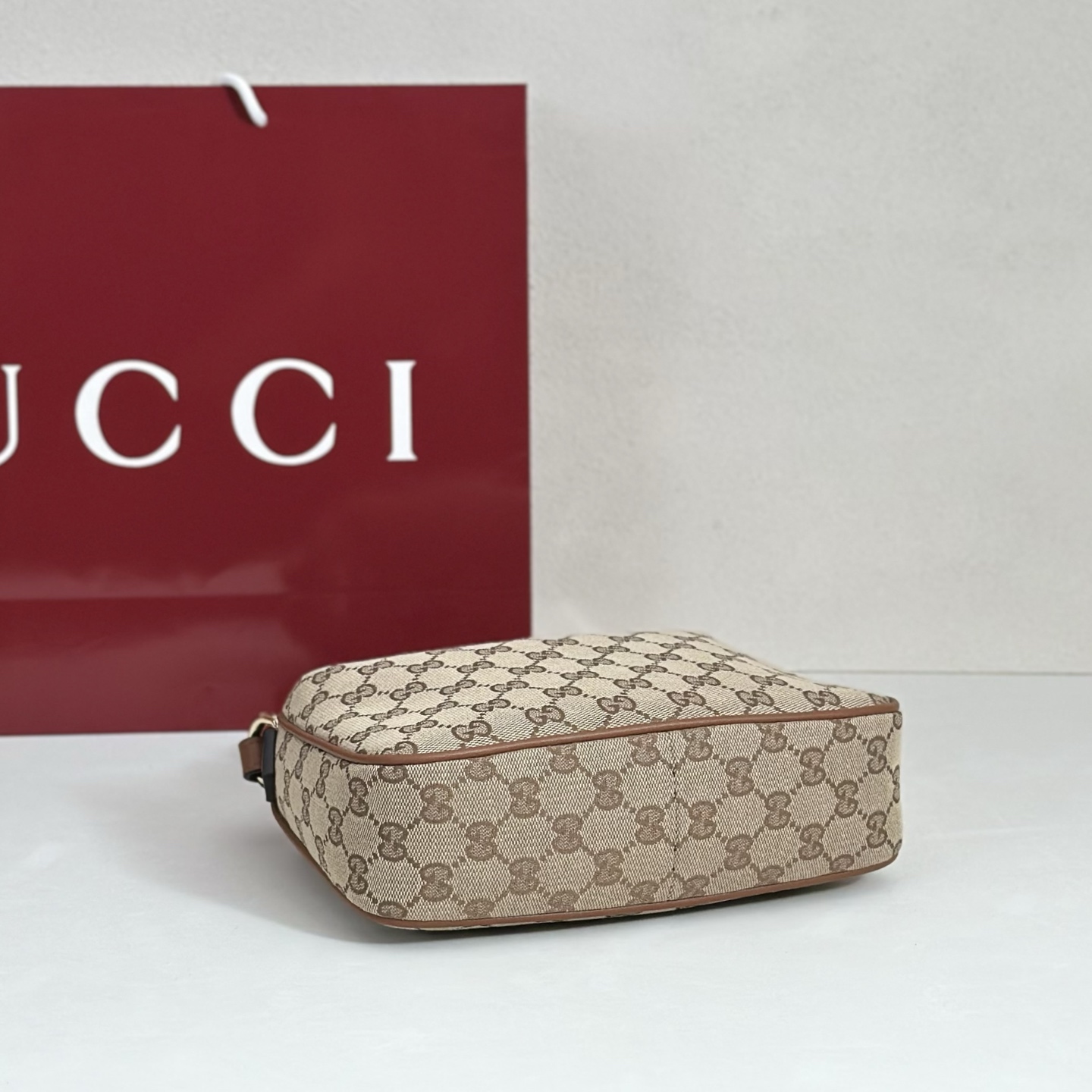 Gv*c*i Diana GG Canvas Tote Bag-25*15*5CM