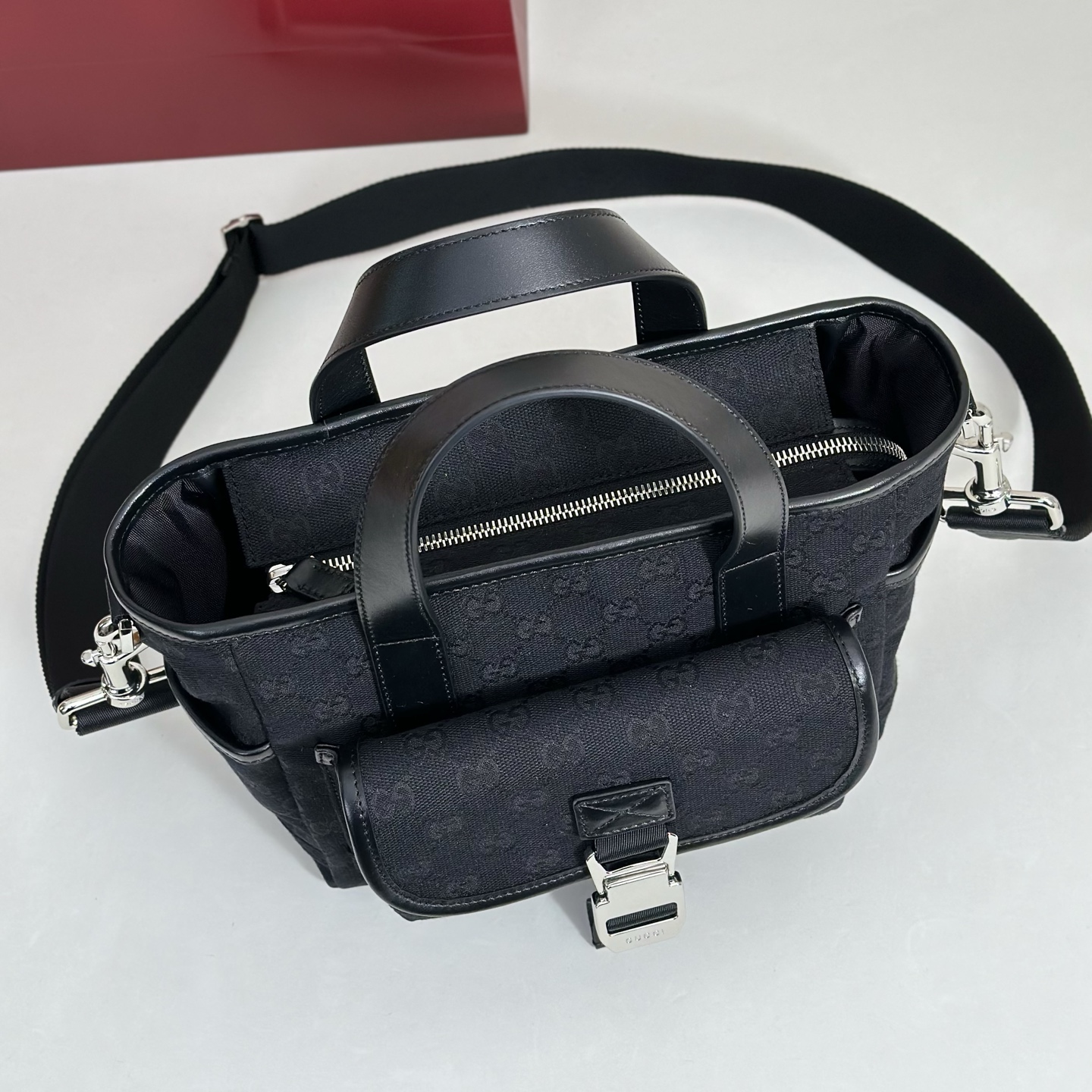 Guc*ci Gvc*1 Aviator Tote-23*21*11CM