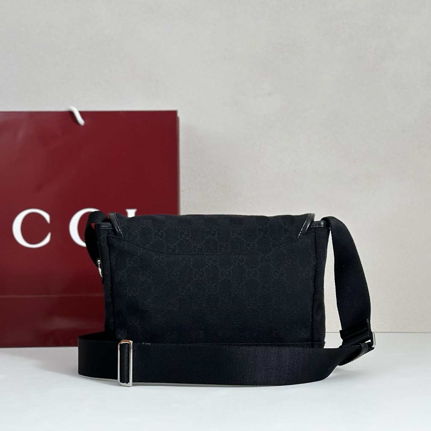 Guc*ci GG Small Crossbody bBg GG Canvas-25*20*8.5CM