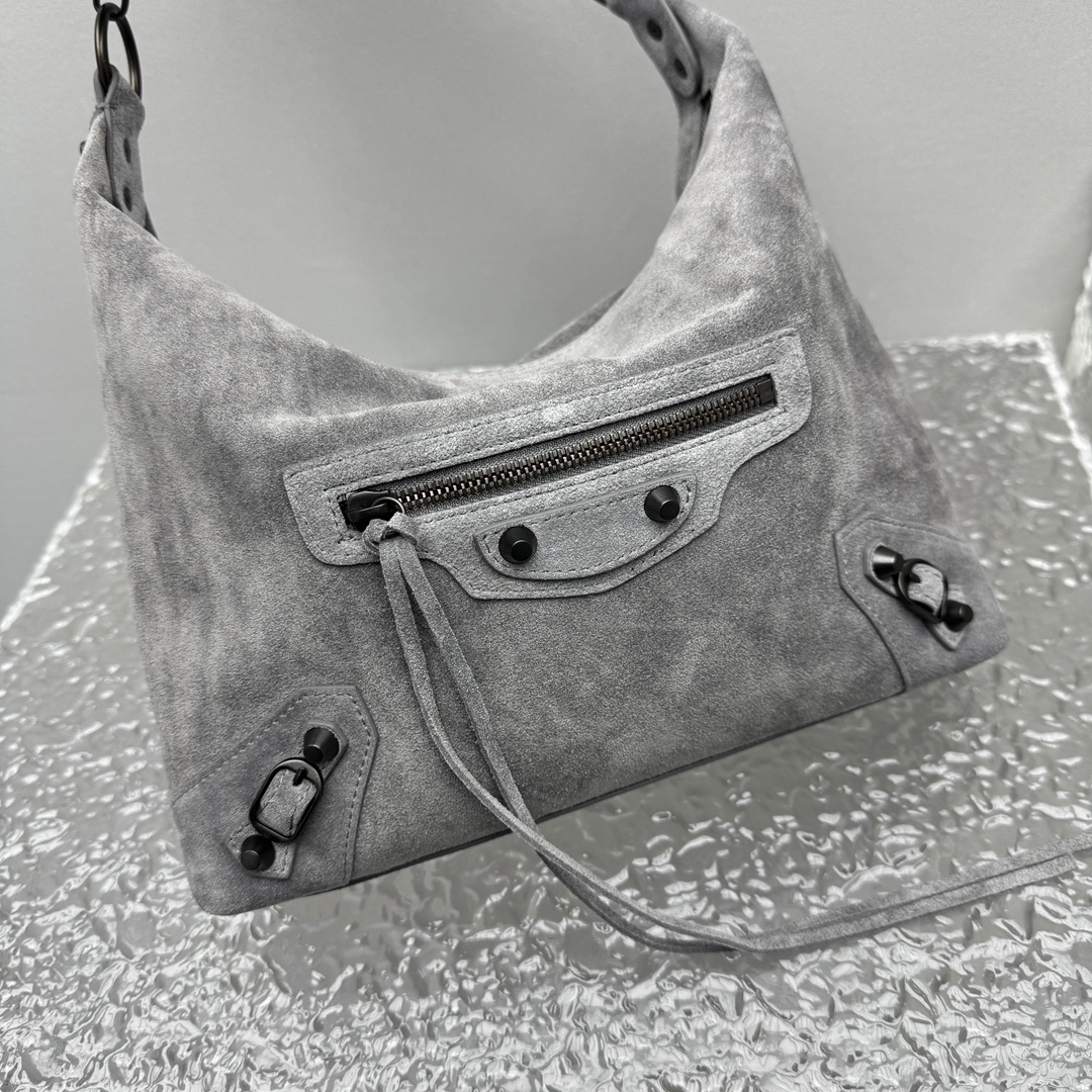 Ba1en*iaga Le City Hobo Bag-28*10*27&37*11*35CM