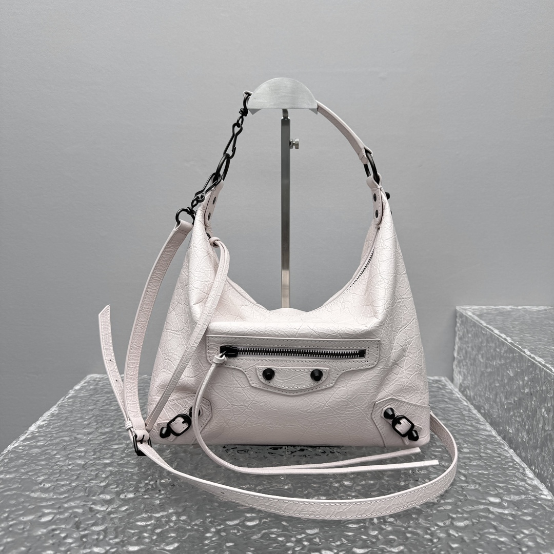 Ba1en*iaga Le City Hobo Bag-28*10*27&37*11*35CM