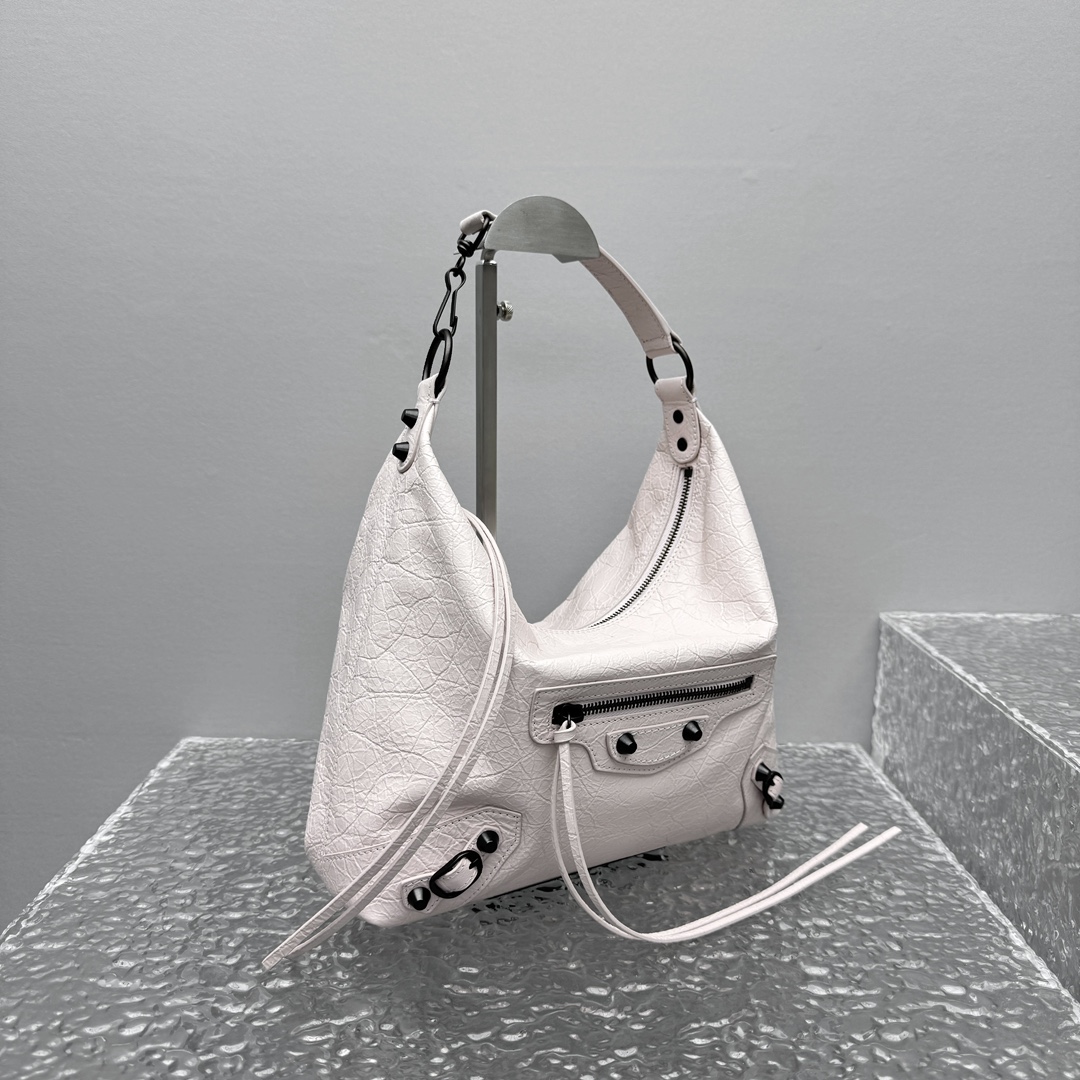 Ba1en*iaga Le City Hobo Bag-28*10*27&37*11*35CM