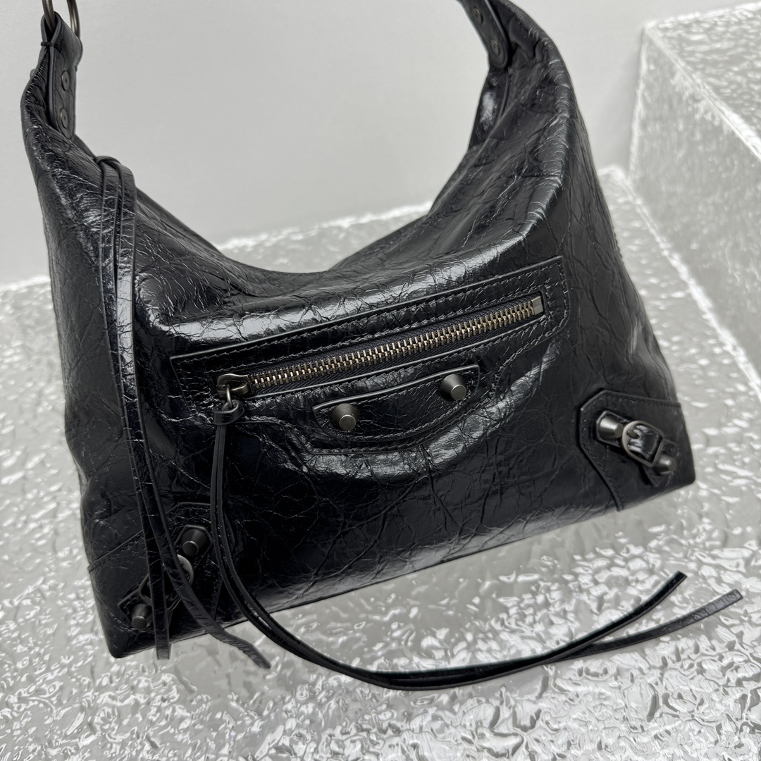 Ba1en*iaga Le City Hobo Bag-28*10*27&37*11*35CM