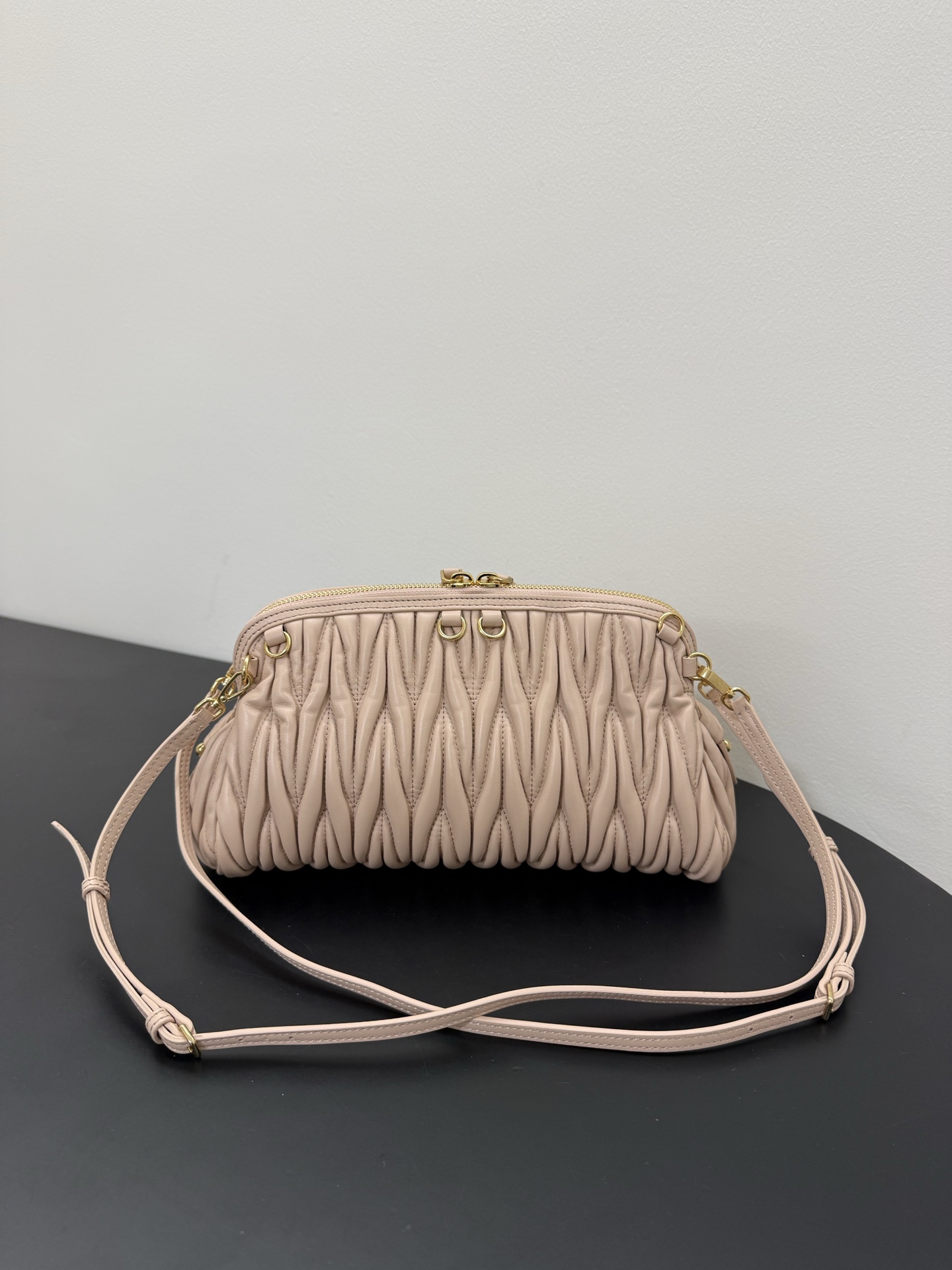 Miu Miu Matelassé Leather Clutch Bag-28* 14.5* 10CM
