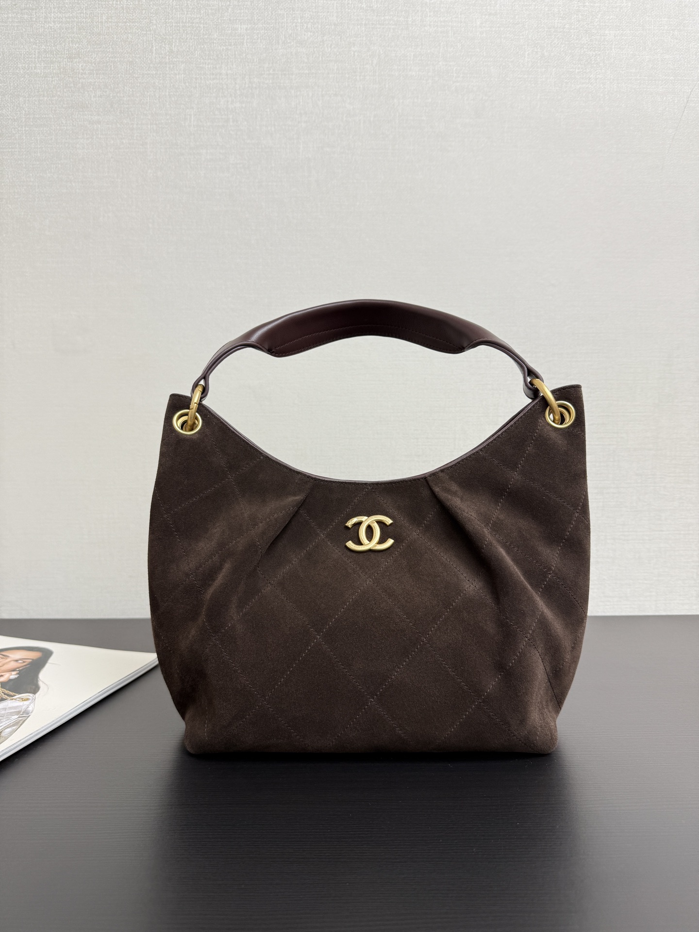 Ch@nel Hobo Handbag-32*20*9CM
