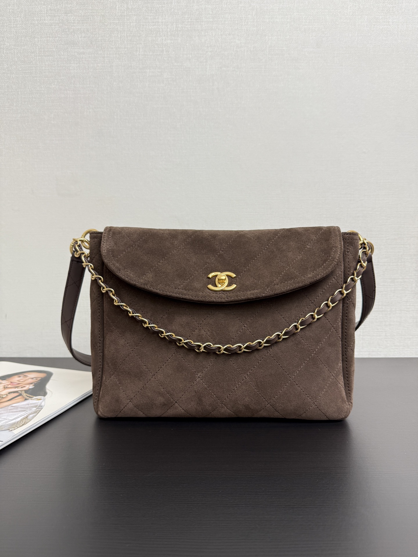 Ch@nel Vintage Handbag-21.5*30*6CM