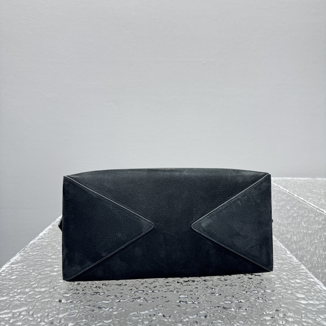 ALAÏA Le Bulldog medium Nubuck Shoulder Bag-32*17*15CM
