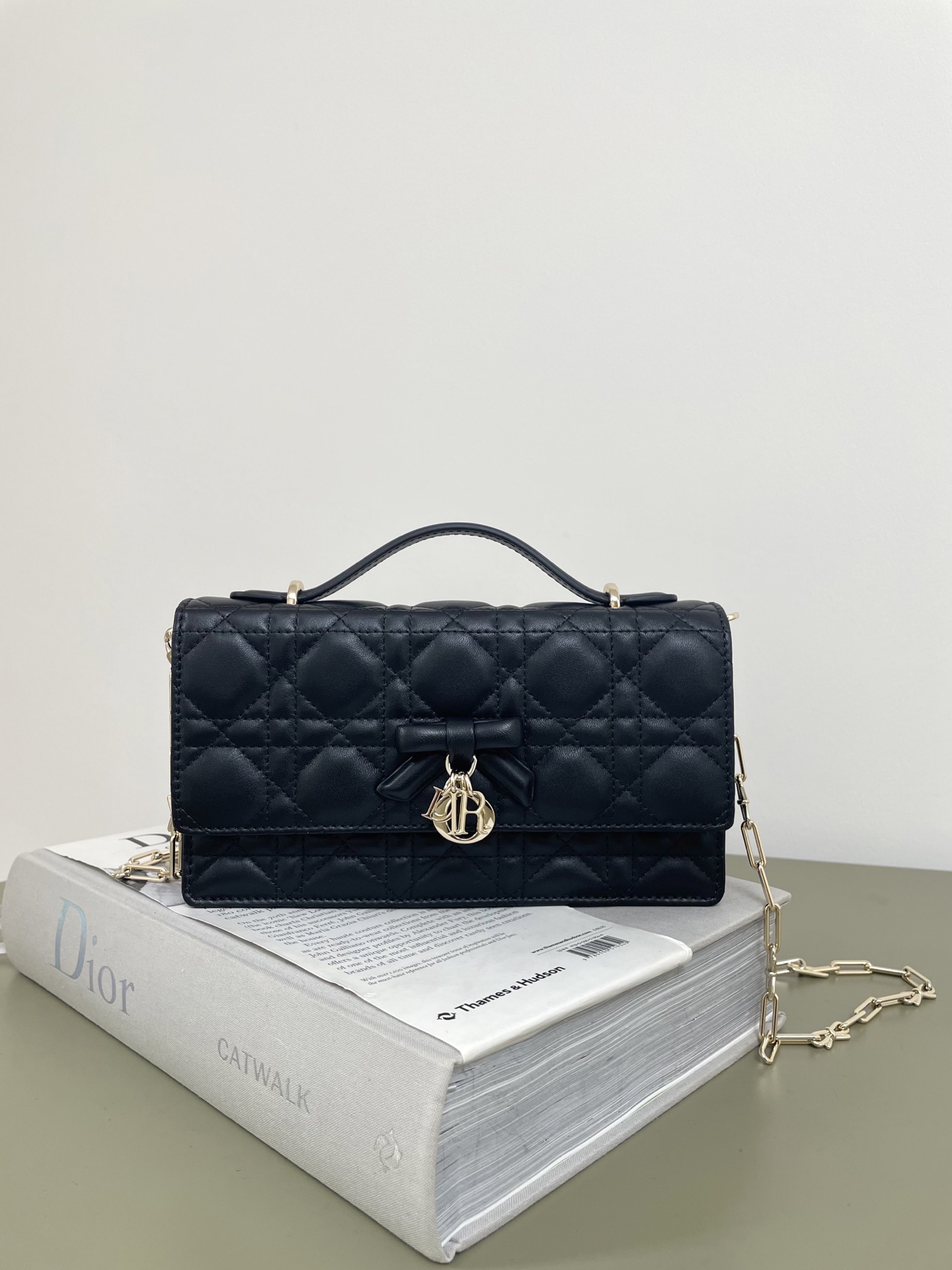 Diro My D10r Mini Bag Rouge Hermitage Cannage Lambskin-21*11.5*4.5CM