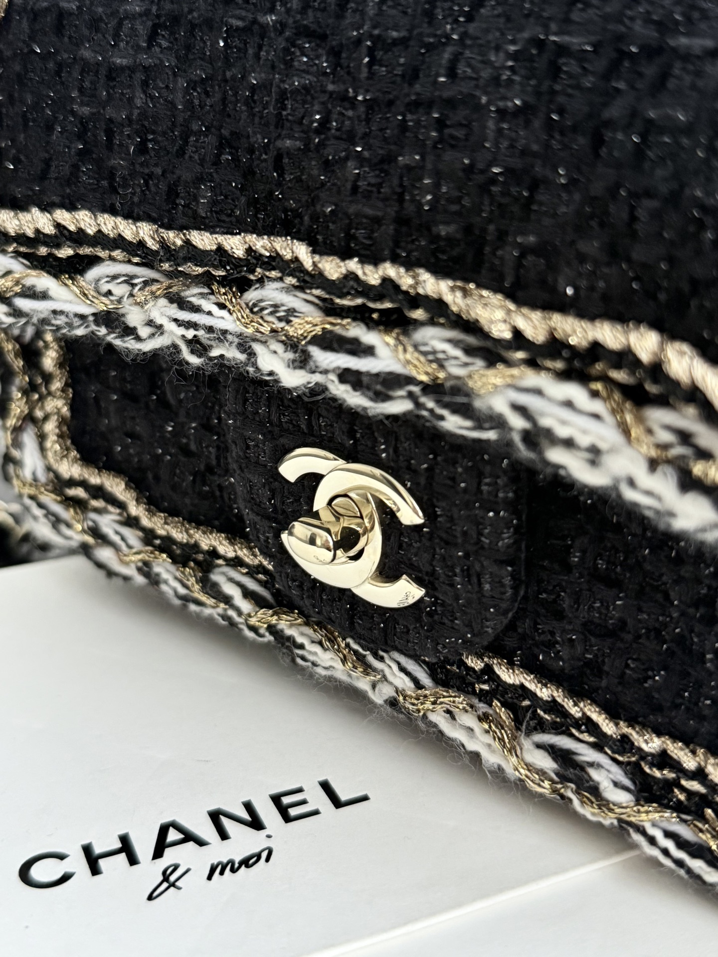 Ch@nel Flap Bag-13*20*7CM