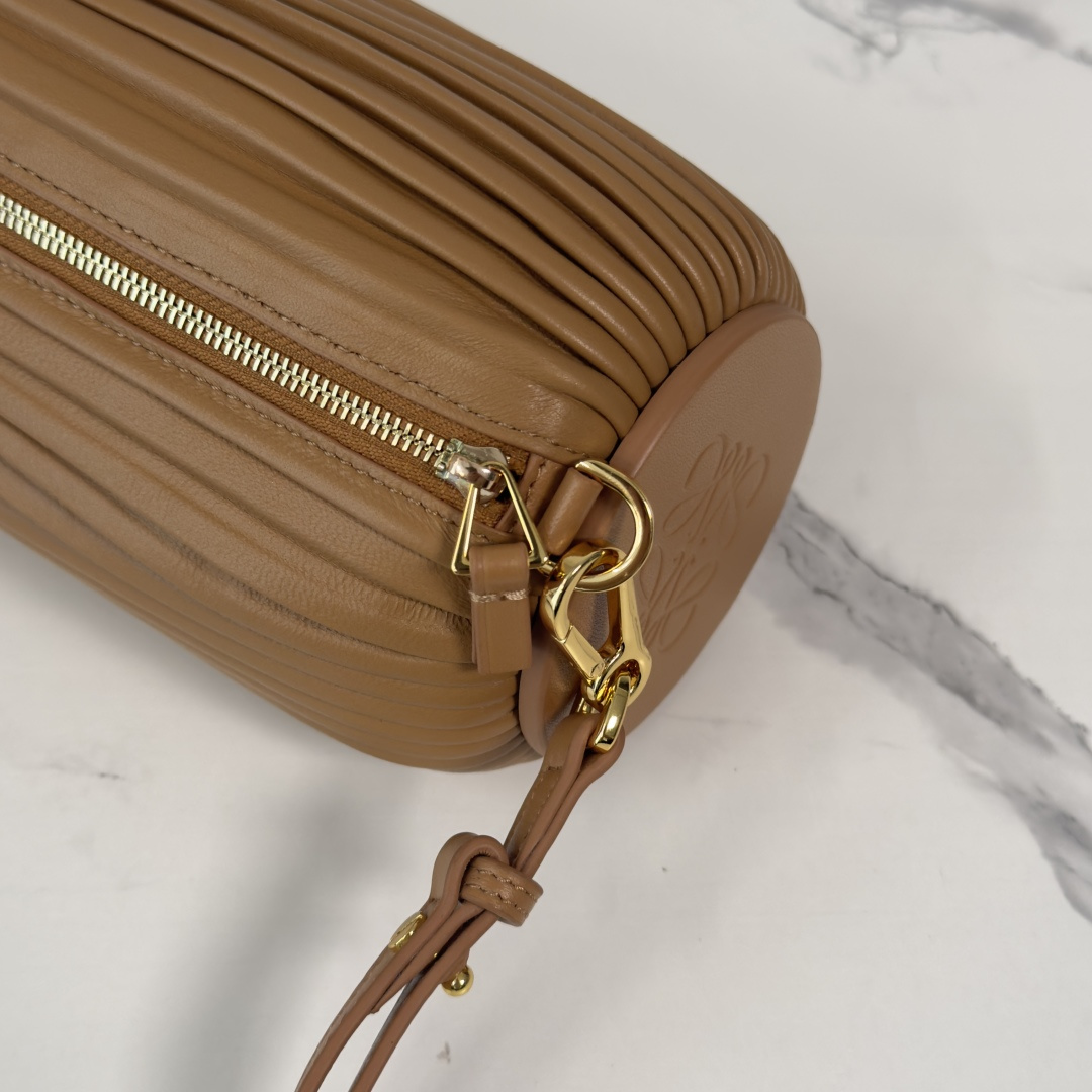 Loe**we Bracelet Pouch Bag - Brown-25*10*10CM
