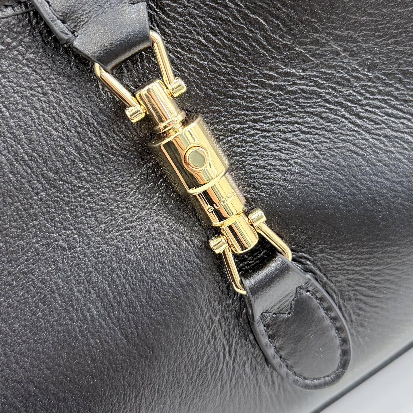 Gvc*1 Mercato Small Tote Bag In Black Leather-26*23*11CM