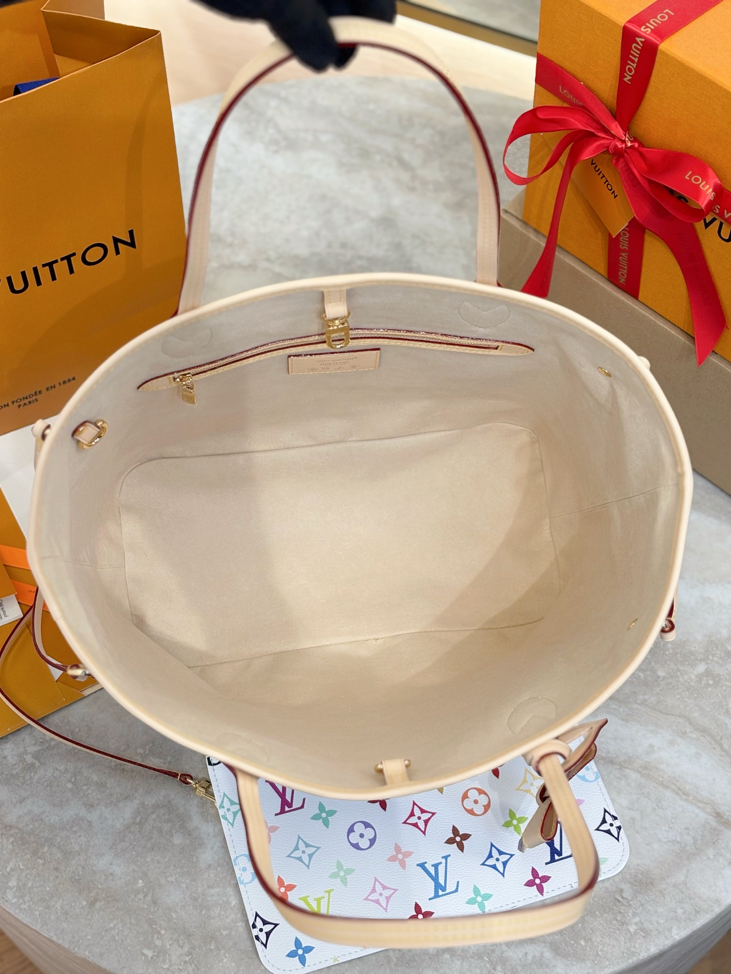 LV x TM Neverfull MM Other Monogram Canvas-31 x 28 x 14CM