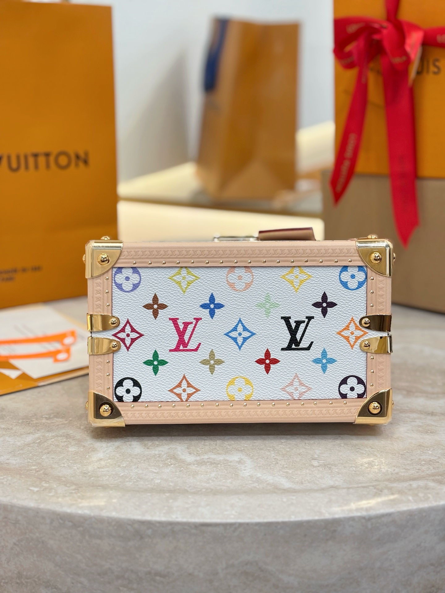 LV x TM Speedy Trunk 20 Monogram-21x15x13CM