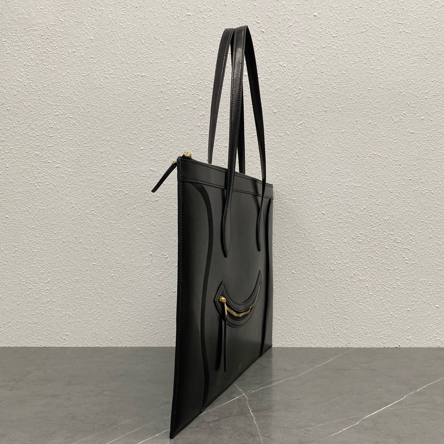 Celin* Flat Cabas New Luggage in Glossy Calfskin Bag-44.5x31.5x0.5CM