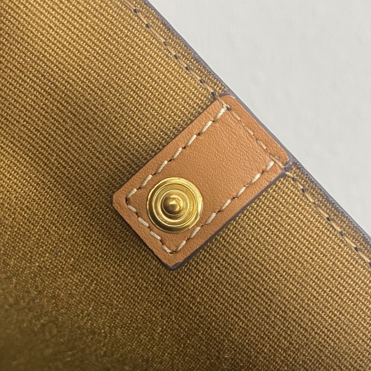 Celin* Small Cube Bag in Triomphe Canvas And Natural-18.5x21x17CM