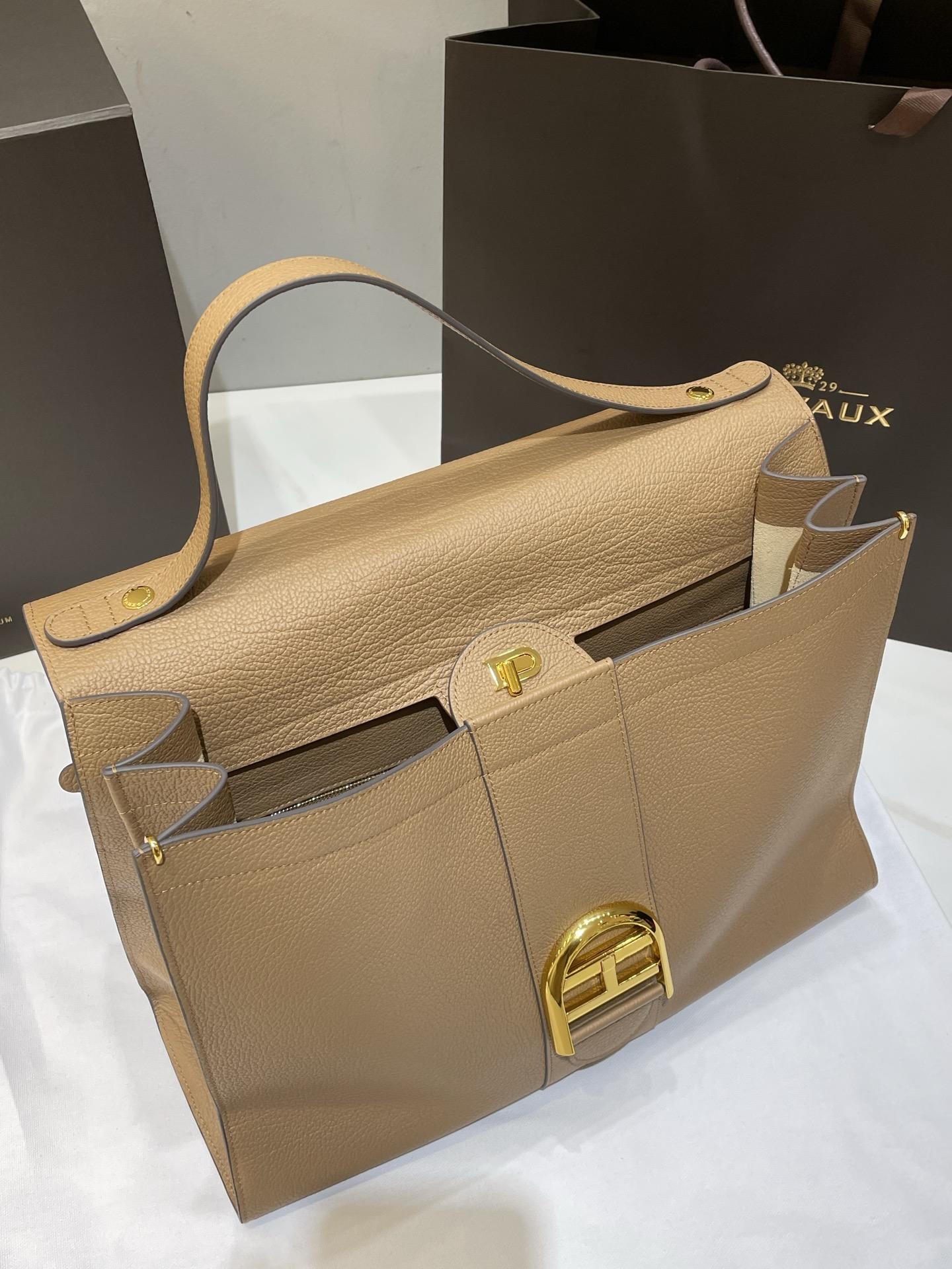Brillant Tempo Cinnamon - Top Handles Bag-37.5 ×28 ×13.5CM
