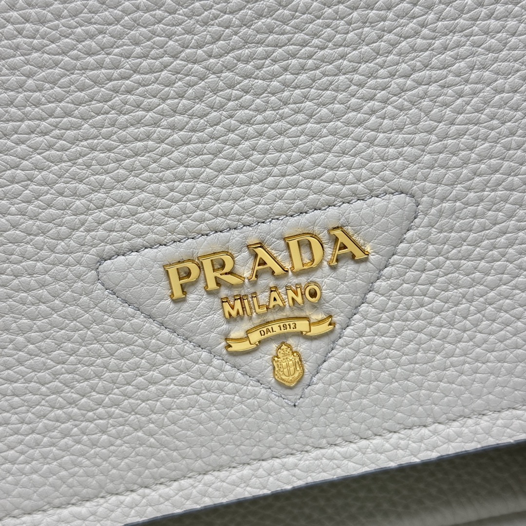 Pra*a 1BD314 Leather Shoulder Bag-23*18*9CM