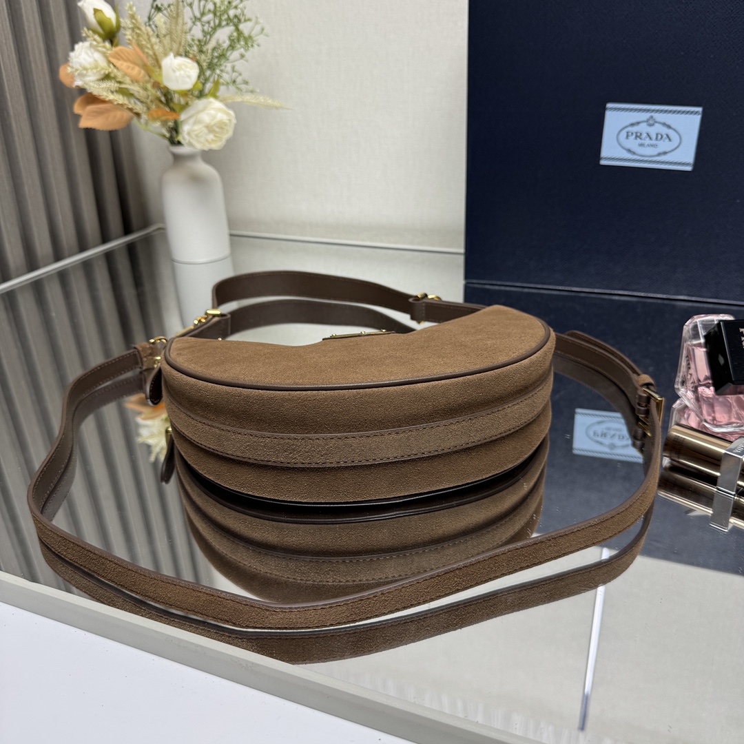 Pra*a Moon Handbags 1BC194-22.5*18.5*6.5CM