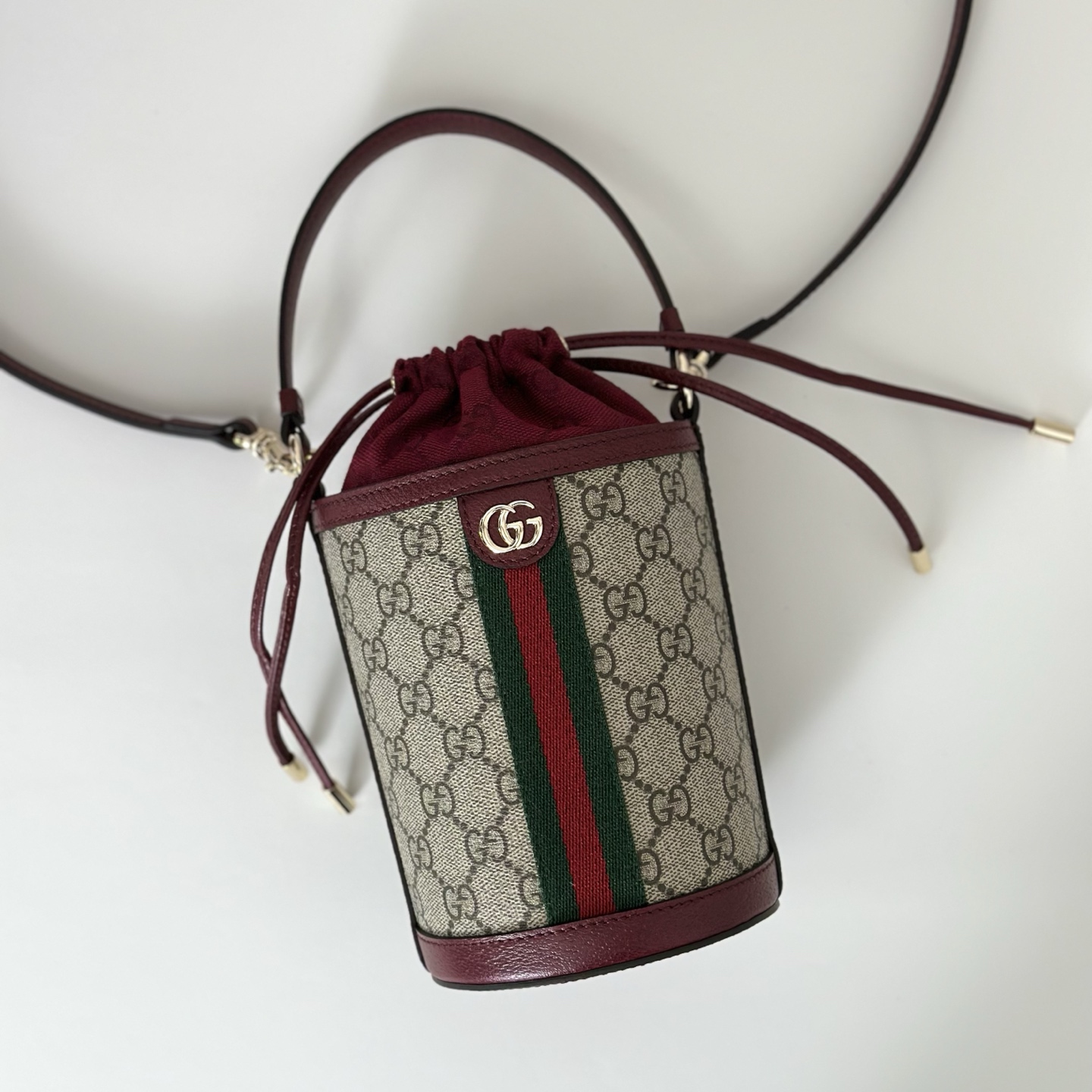 Gvc*1 Mini Ophidia Bucket Bag-11.5*23*8CM