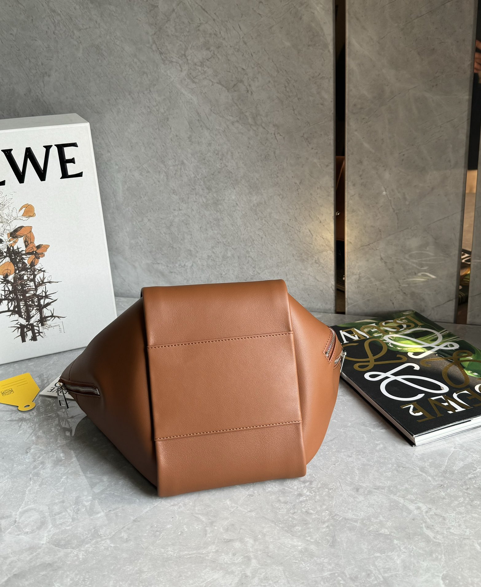 Lowee Hammock Flip Bag In Classic Calfskin-15*22.5*22CM
