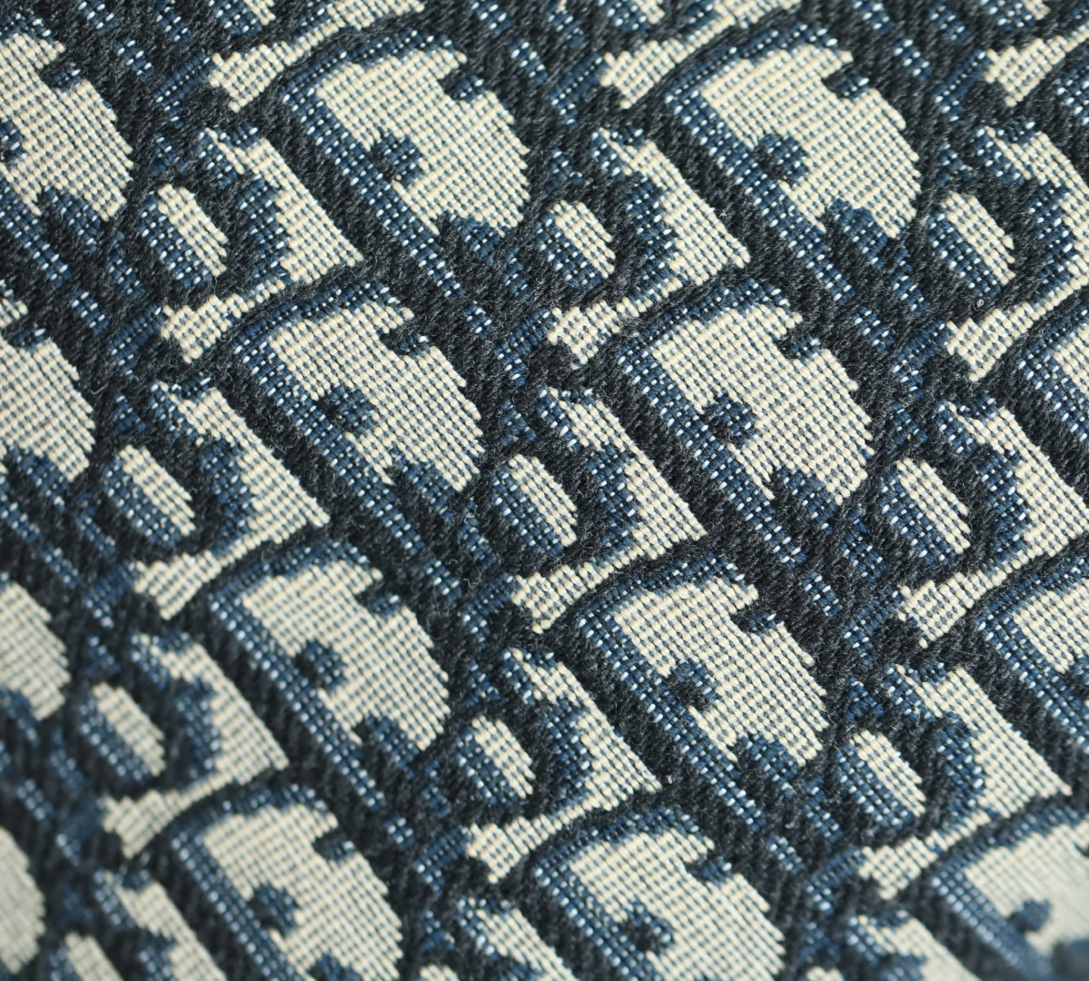 Diro Shopping Bag Blue D*or Oblique Jacquard-27x19x13. 5CM
